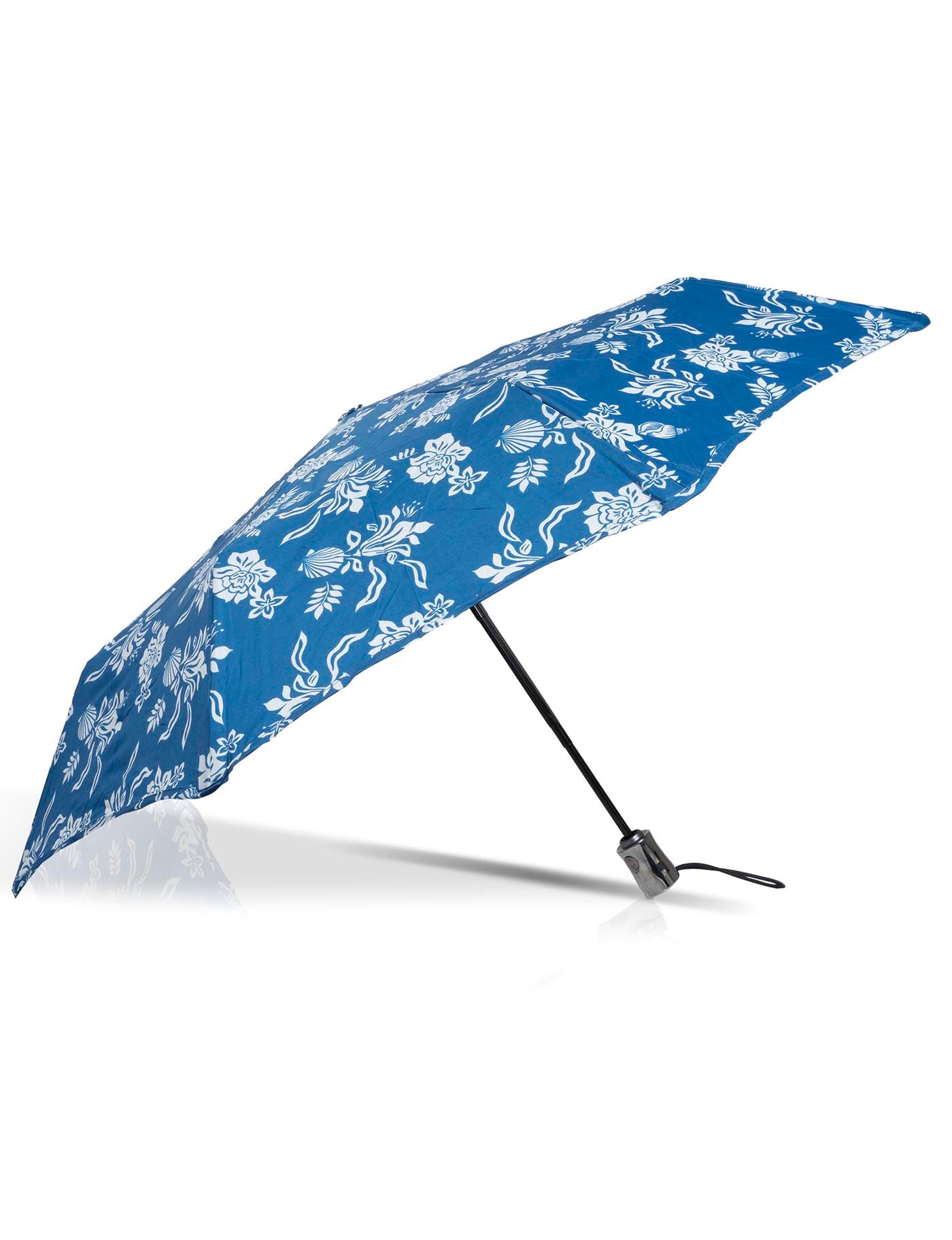 isotoner-parapluie-x-tra-solide-28-cm-coquillage-bleu-femme image 7
