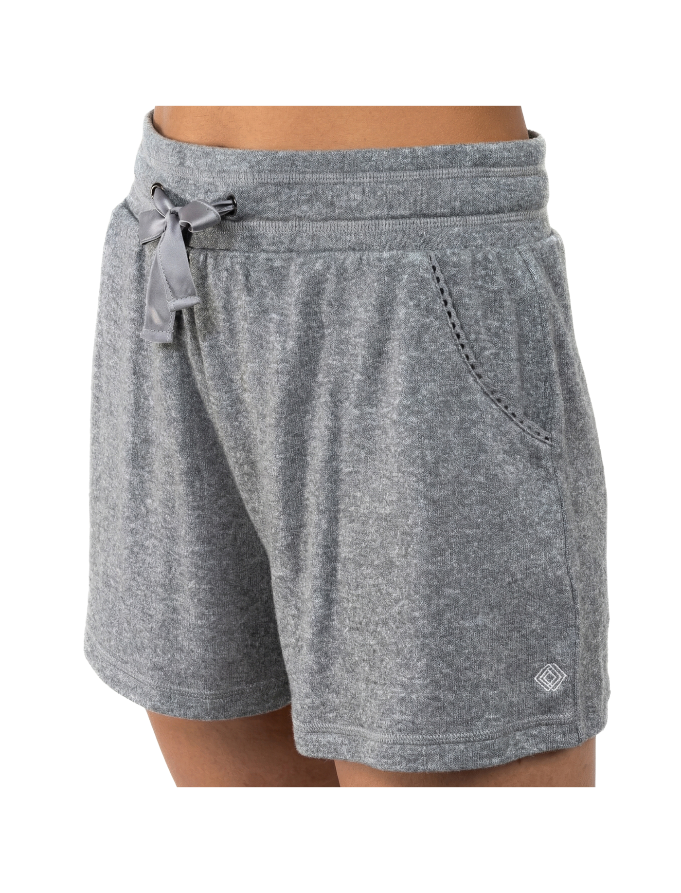 isotoner-short-femme-gris-viscose-ecovero-nuit image 7