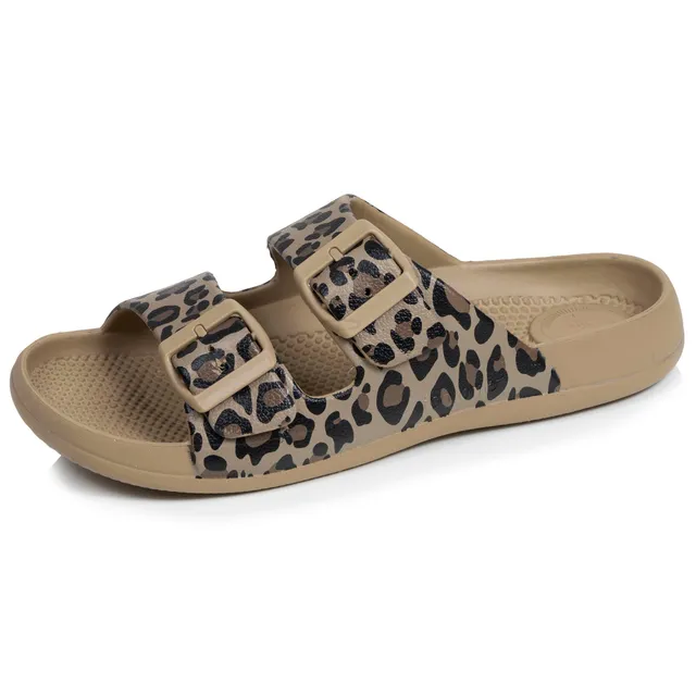 isotoner-mules-claquettes-femme-ajustable-l-opard-everywear image 1