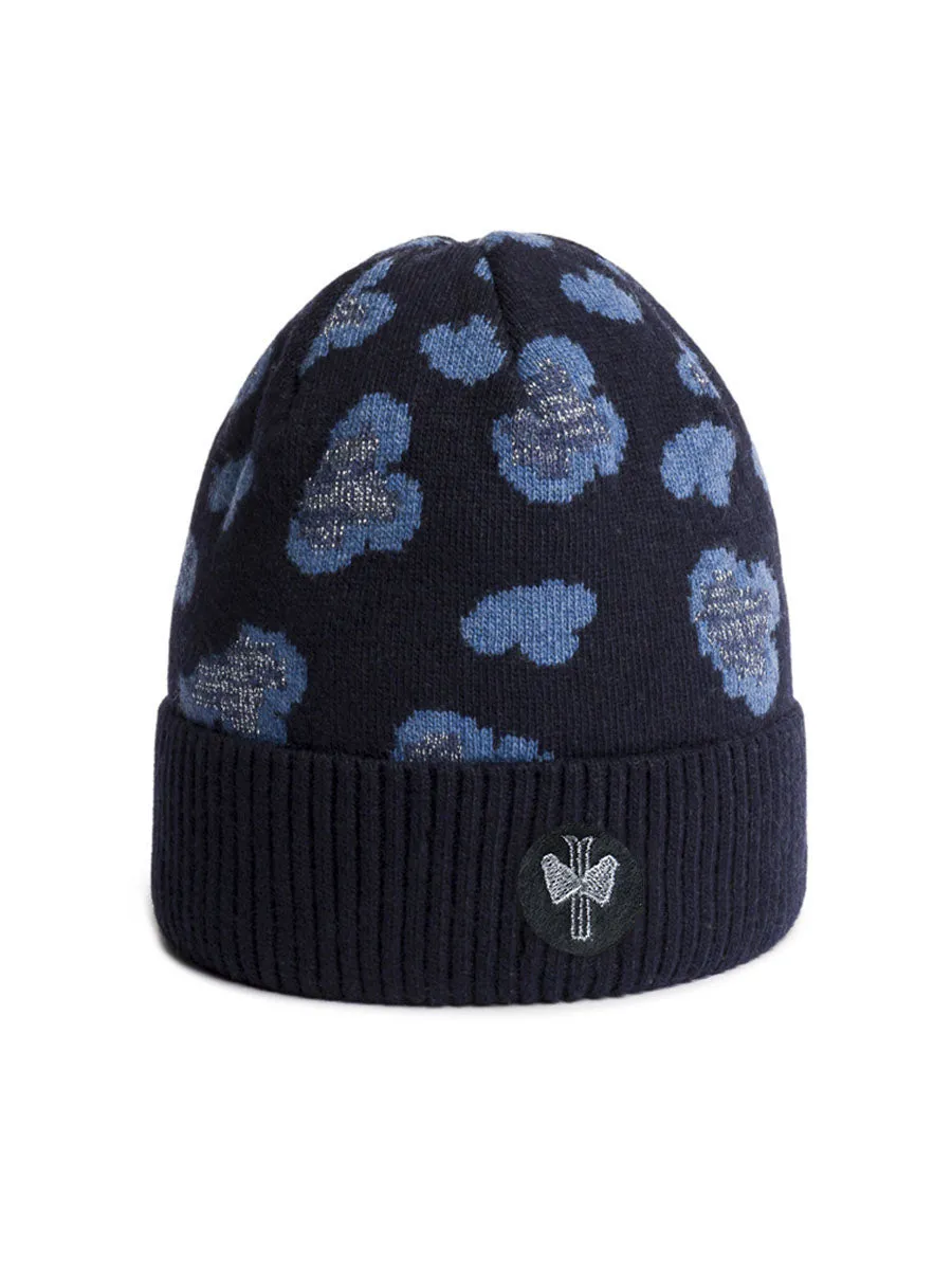 pipolaki-bonnet-ambra-femme-l-opard-cachemire-pompon image 1