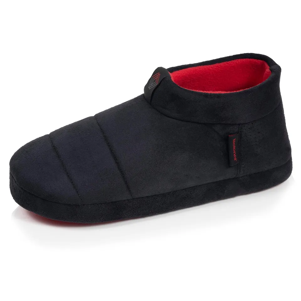 isotoner-chaussons-bottillons-homme-su-dine-noir image 1