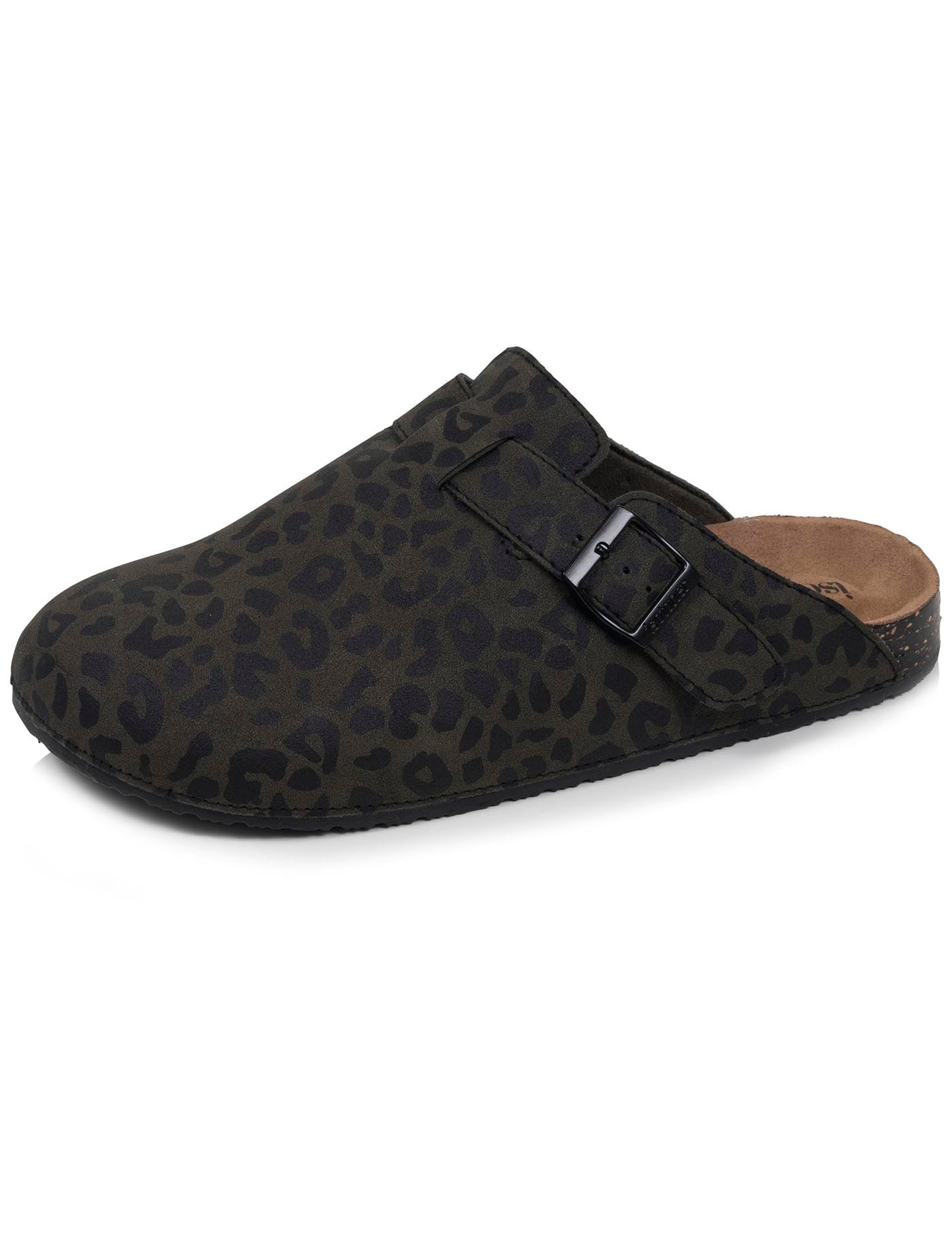 isotoner-mules-sabots-femme-kaki-l-opard image 6