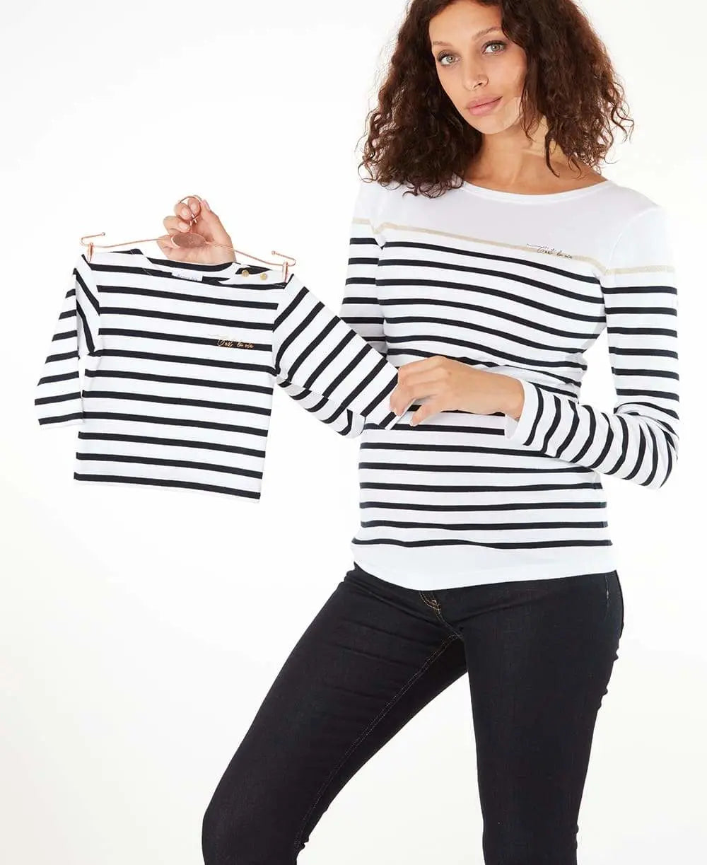 cache-c-ur-marini-re-b-b-morgat-manches-longues-blanc-marine image 4