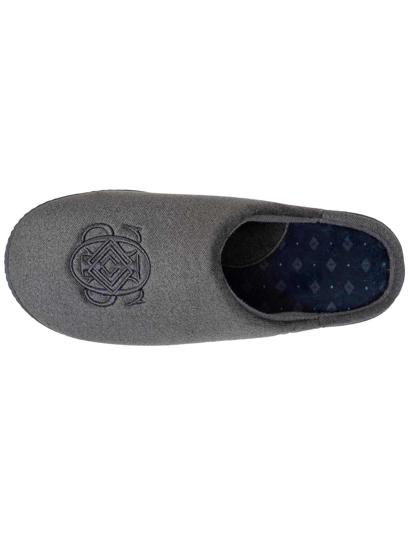 isotoner-chaussons-mules-homme-gris-chin-premium image 7
