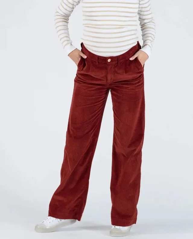 cache-c-ur-clyde-pantalon-velours-de-grossesse-havane image 1