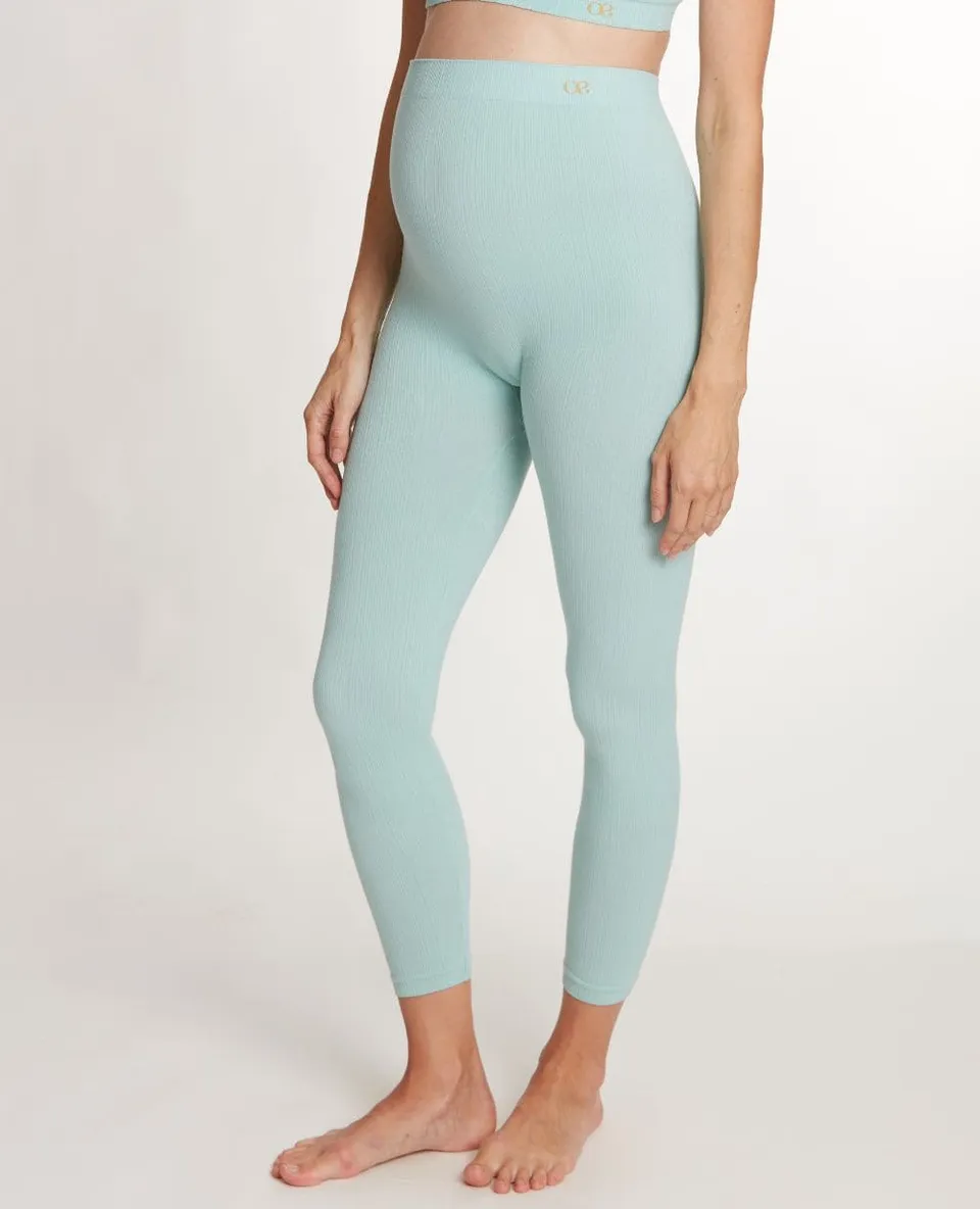 cache-c-ur-legging-de-maternit-zo-vert-d-eau image 1