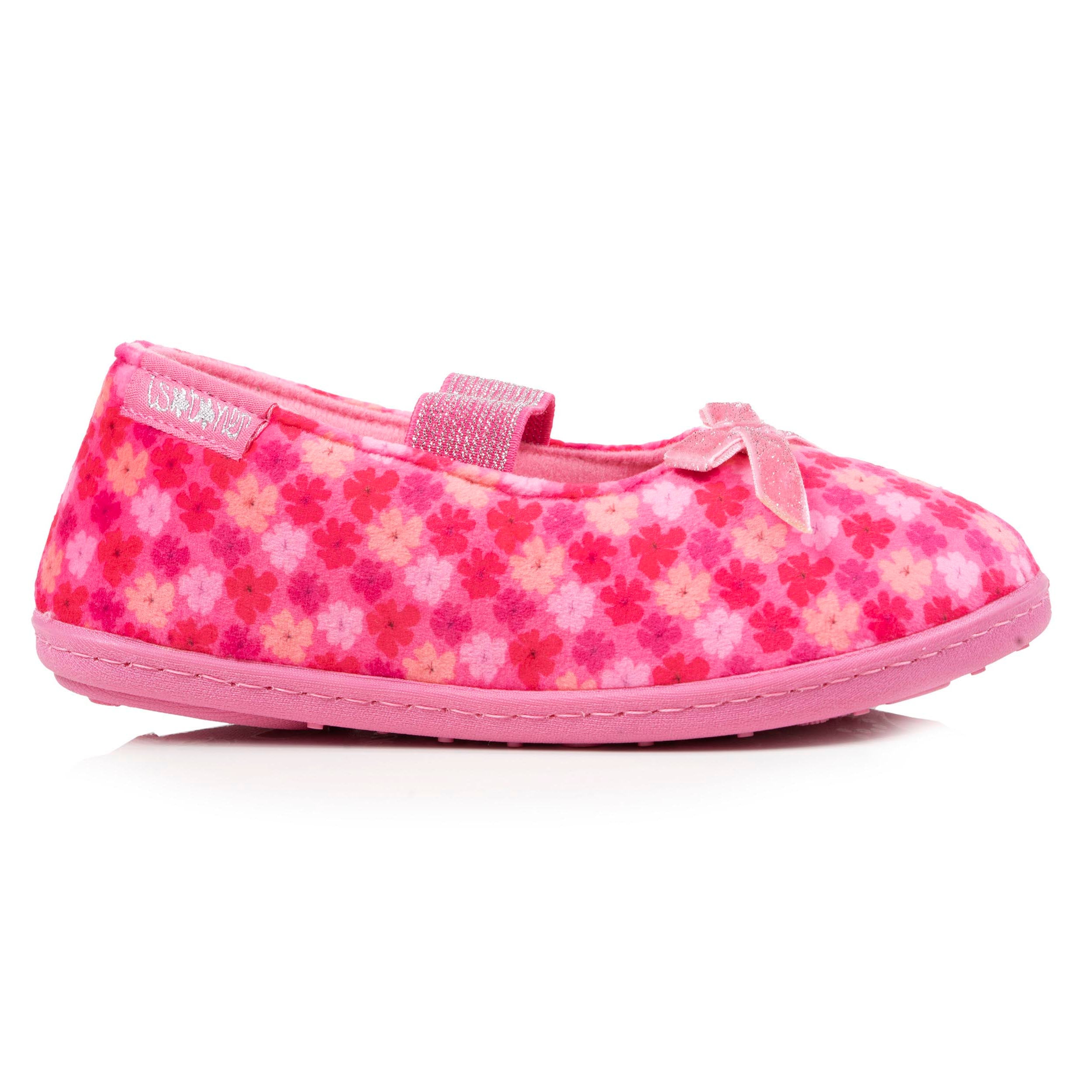 isotoner-chaussons-ballerines-enfant-fleurs-rose image 8
