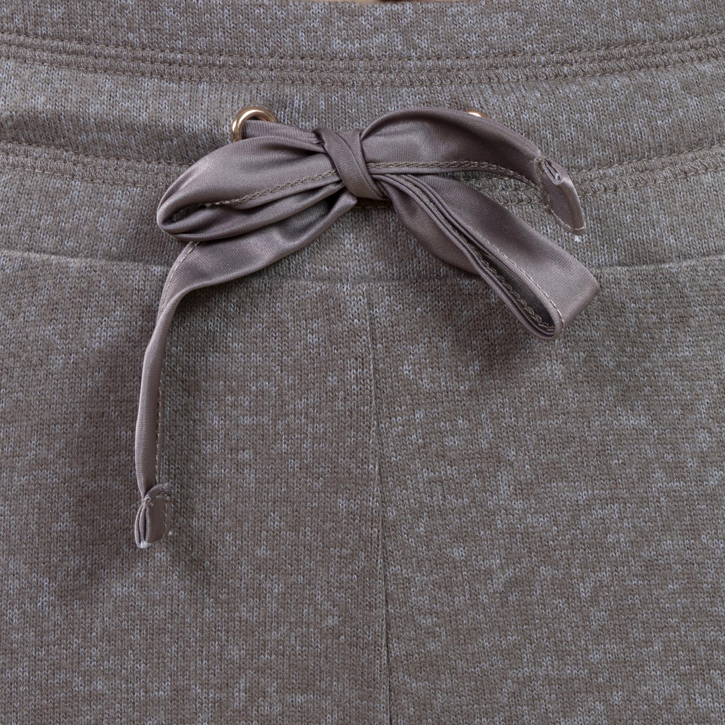 isotoner-pantalon-jogger-femme-taupe-chin-viscose-ecovero image 2