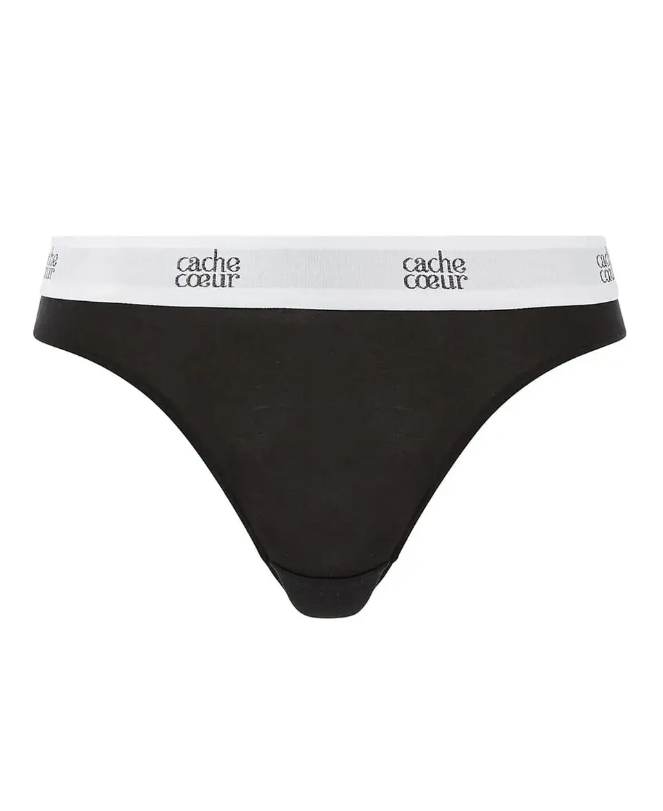 cache-c-ur-life-culotte-de-grossesse-taille-basse-noir image 1