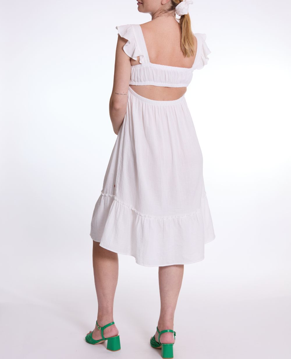 cache-c-ur-melody-robe-de-grossesse-et-d-allaitement-blanc image 4