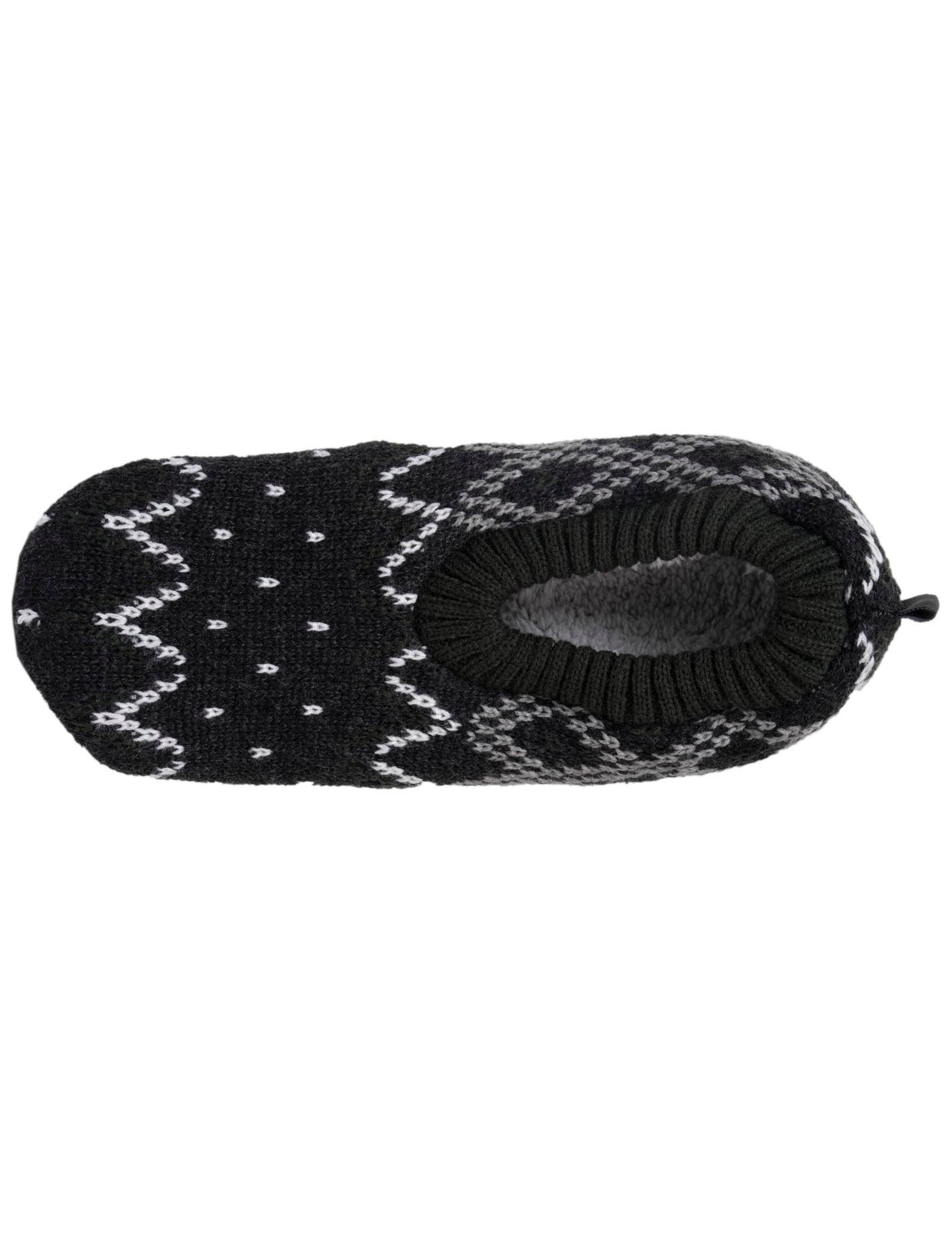 isotoner-chaussettes-chaussons-homme-jacquard-gris image 7