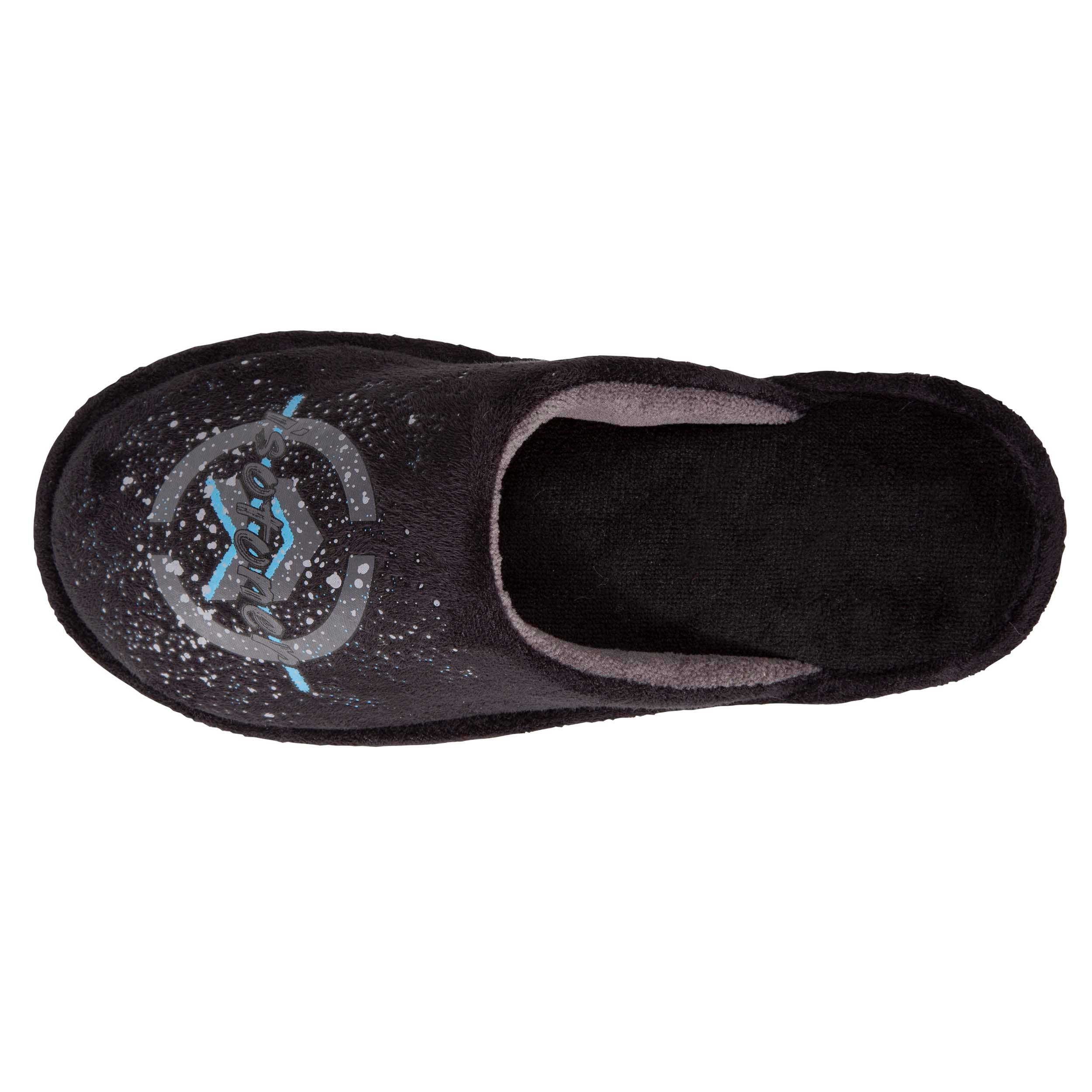 isotoner-chaussons-mules-plates-junior-noir-logo image 2