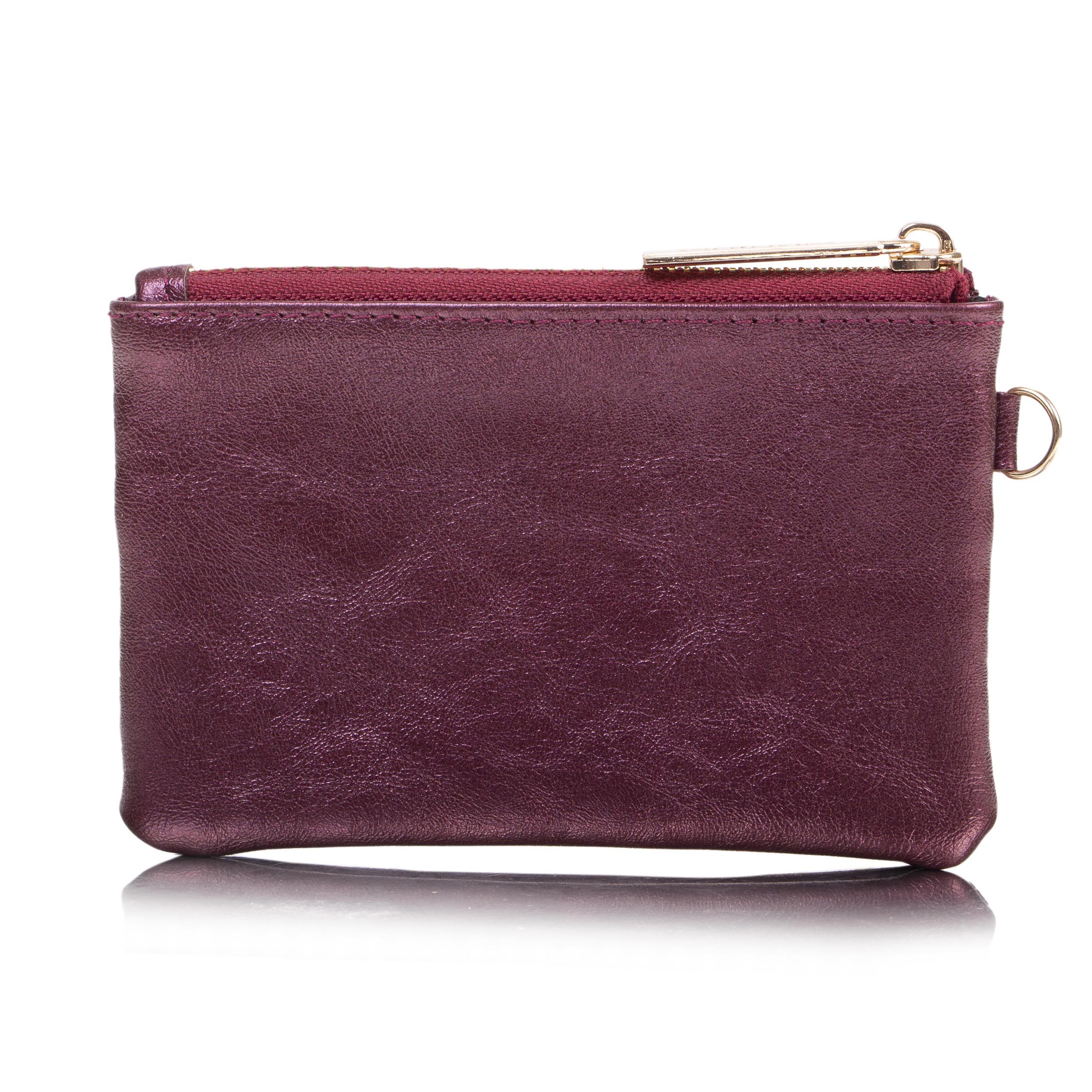 isotoner-porte-monnaie-femme-zipp-rouge-m-tallis-anti-rfid image 3
