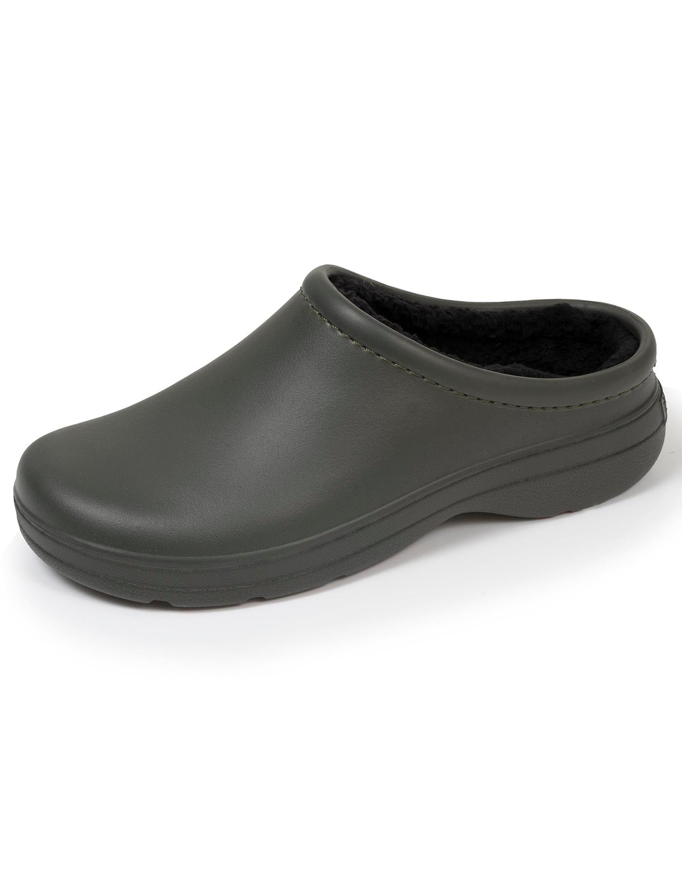 isotoner-sabots-de-jardin-homme-fourr-s-kaki image 6