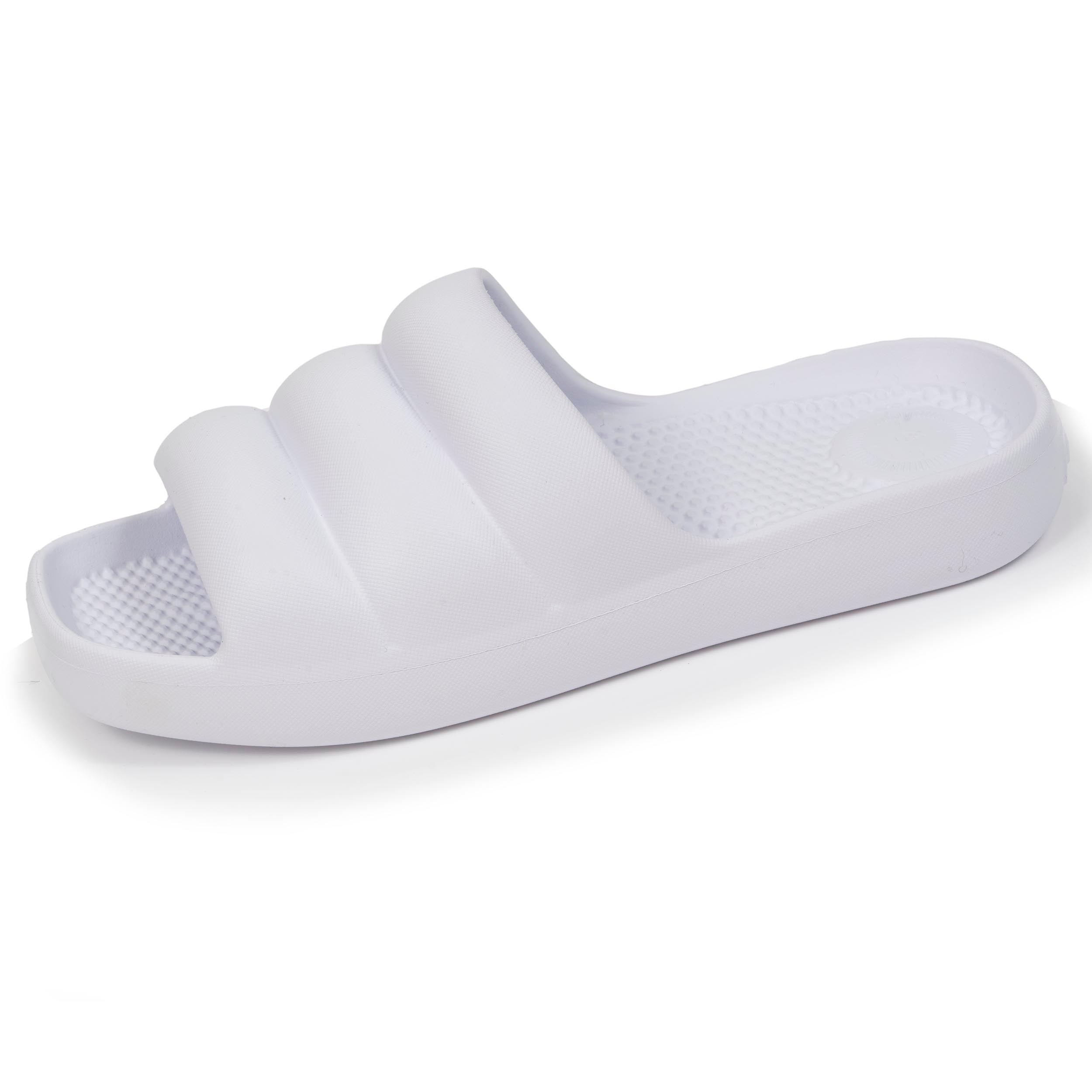 isotoner-mules-claquettes-femme-everywear-blanc image 1