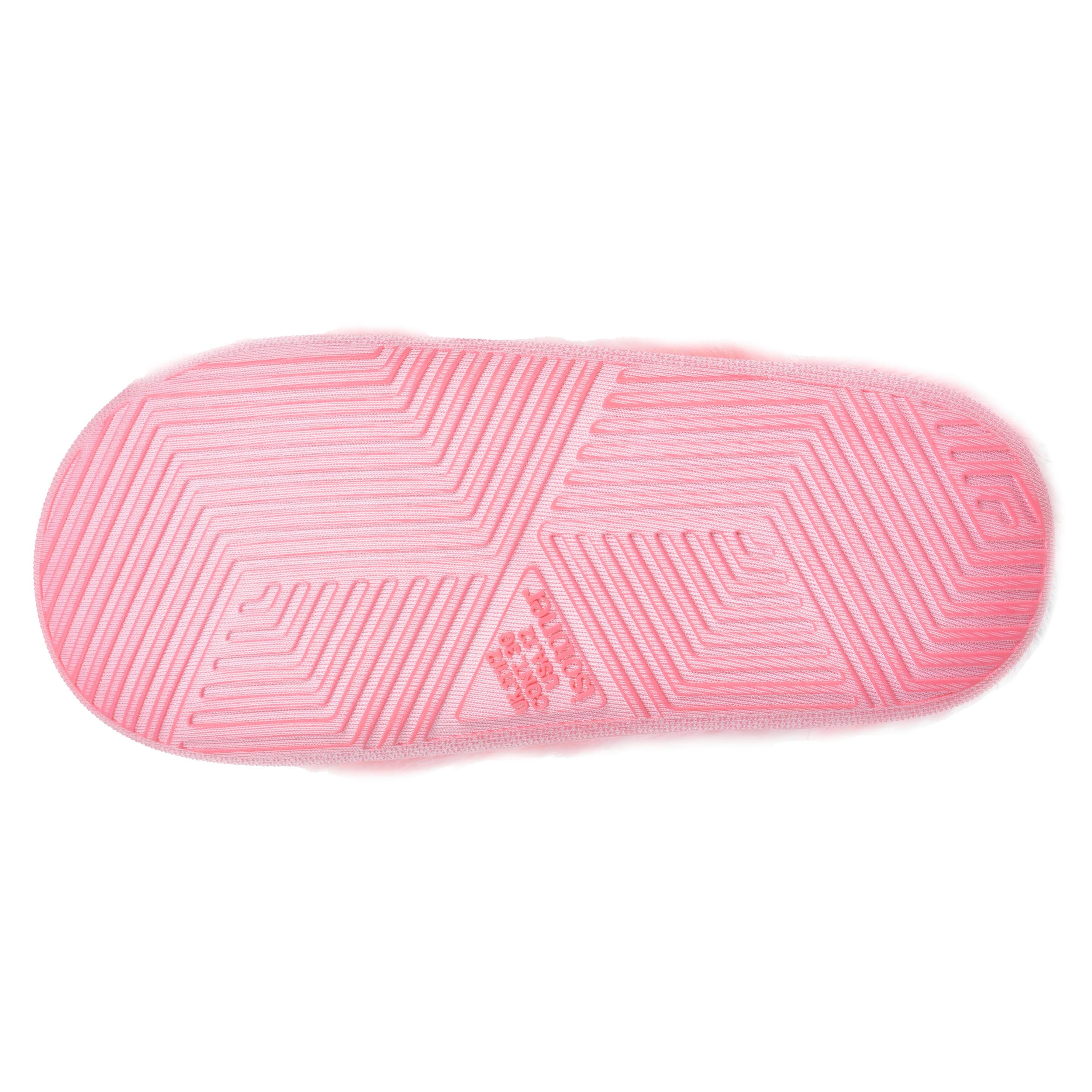 isotoner-chaussons-mules-enfant-bloup-rose-fille image 4