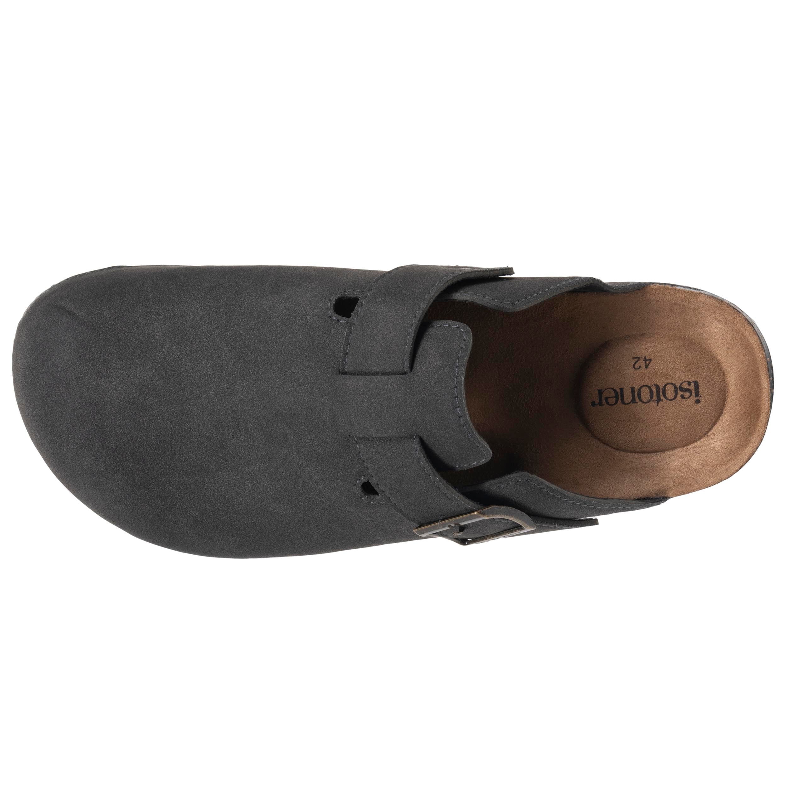 isotoner-mules-sabots-homme-gris-everywear image 2
