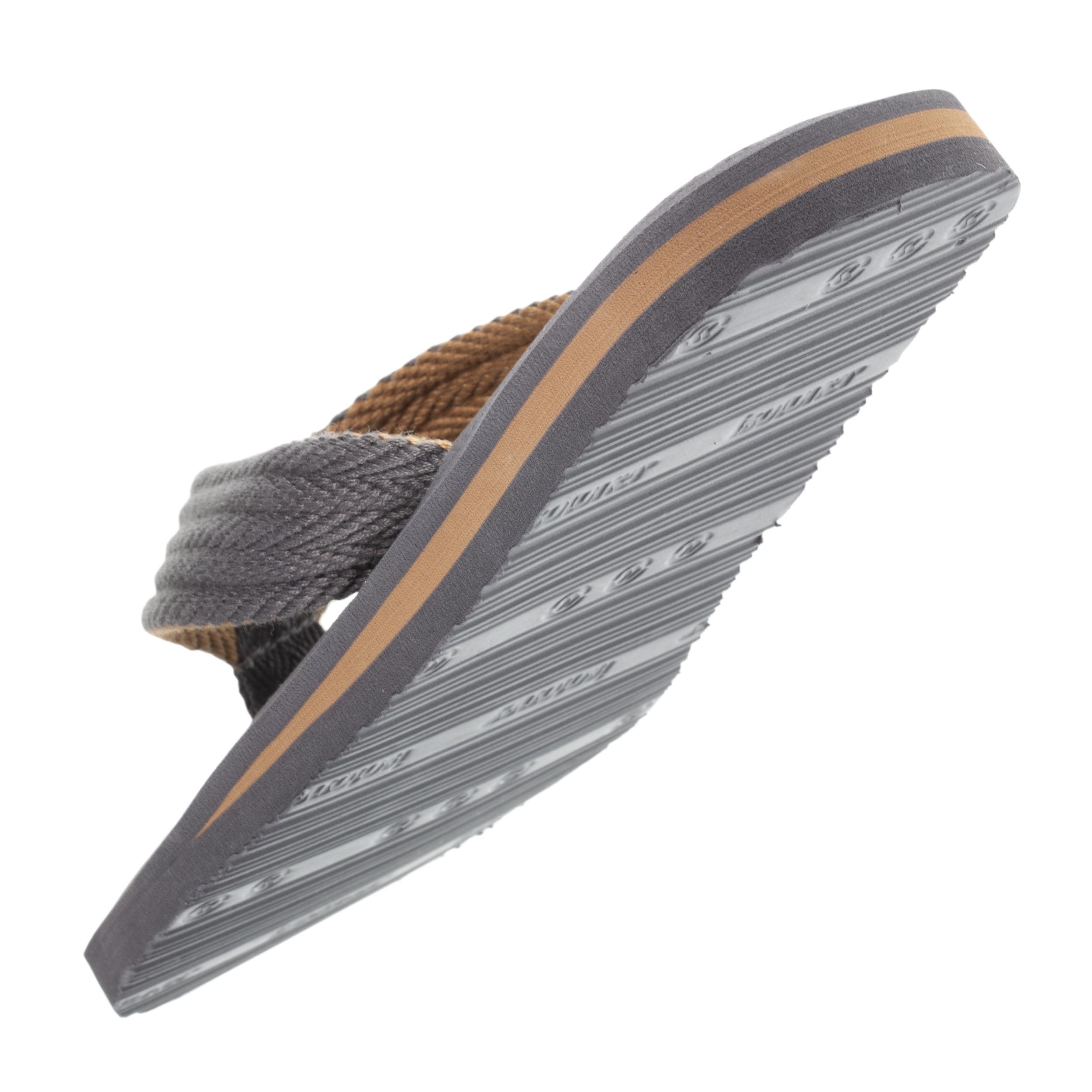 isotoner-tongs-homme-tige-corde-gris-semelle-confort image 5