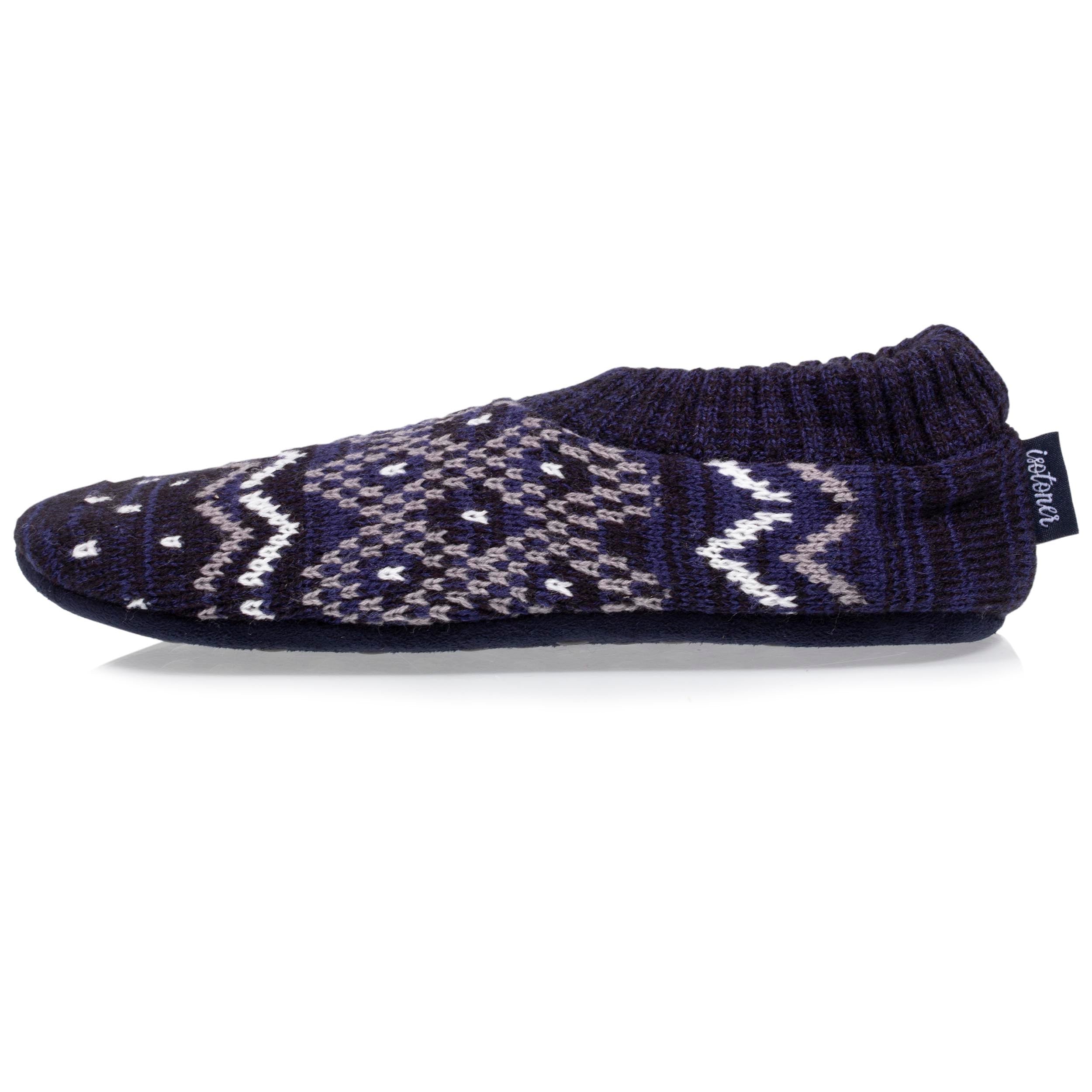 isotoner-chaussettes-chaussons-homme-extra-light-marine image 4