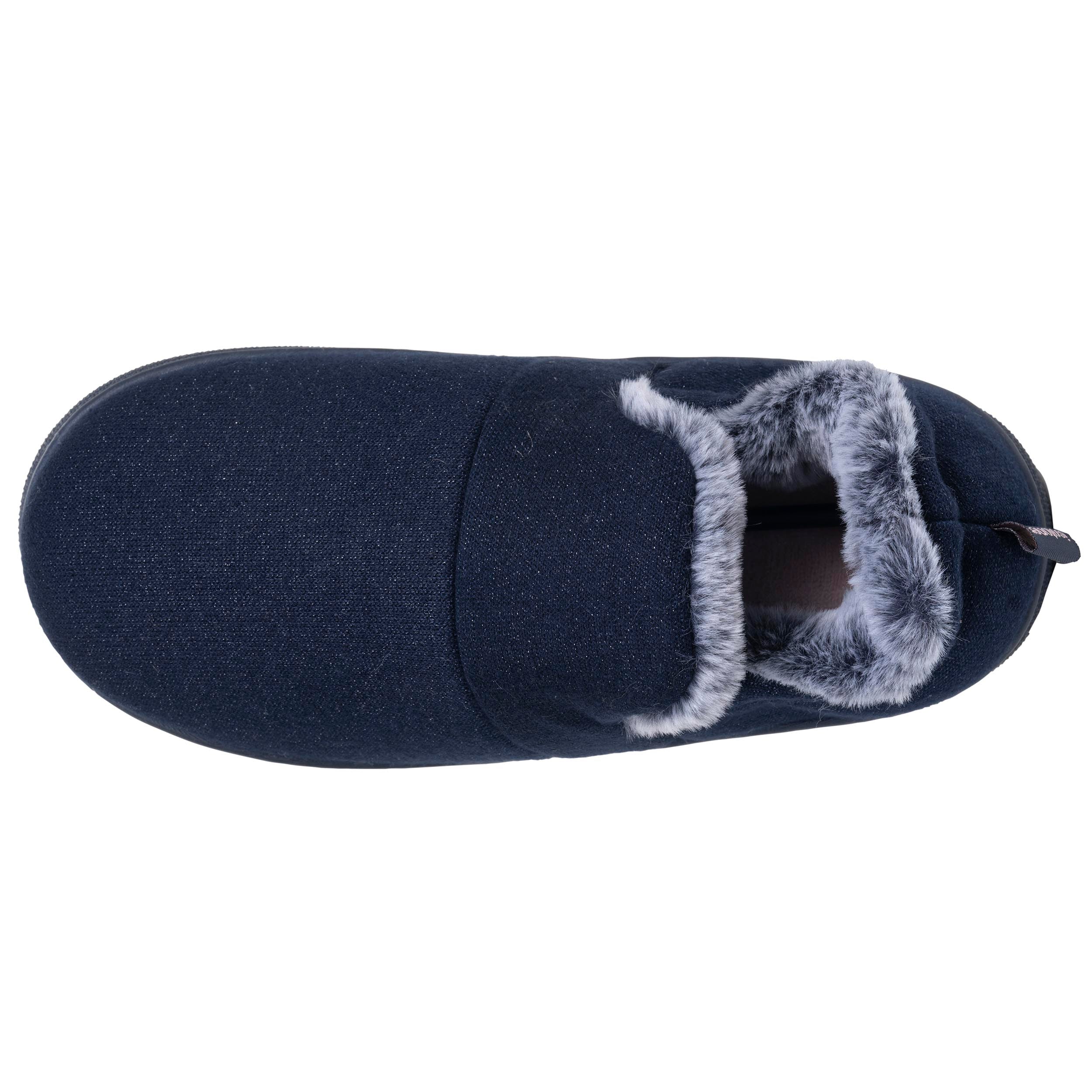 isotoner-chaussons-slippers-femme-bloup-marine-confort-longue-dur-e image 3