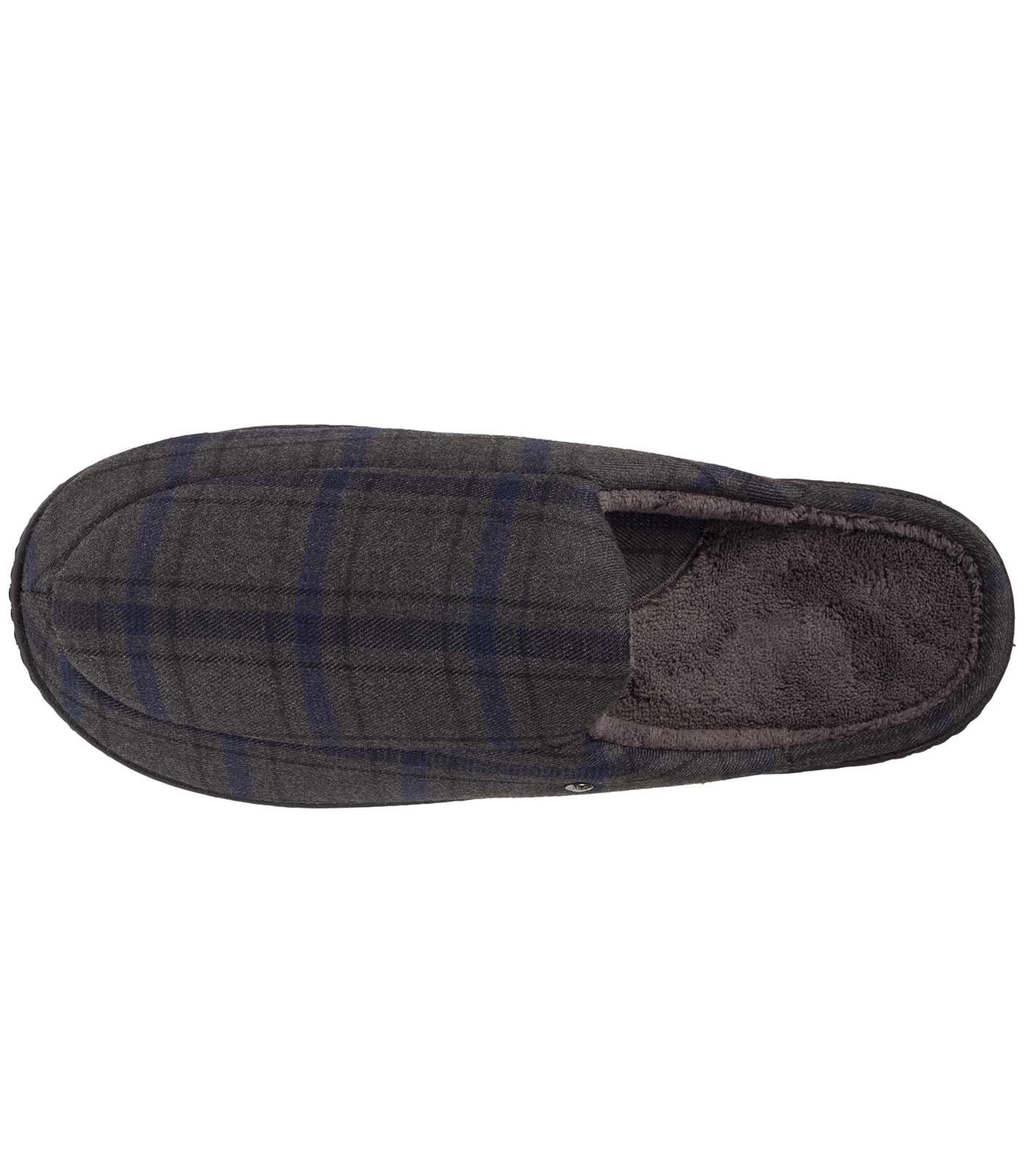 isotoner-chaussons-mules-homme-tartan-everywear image 7