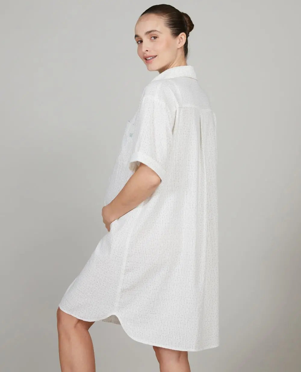 cache-c-ur-paulette-chemise-de-nuit-de-grossesse-et-d-allaitement-blanc image 4