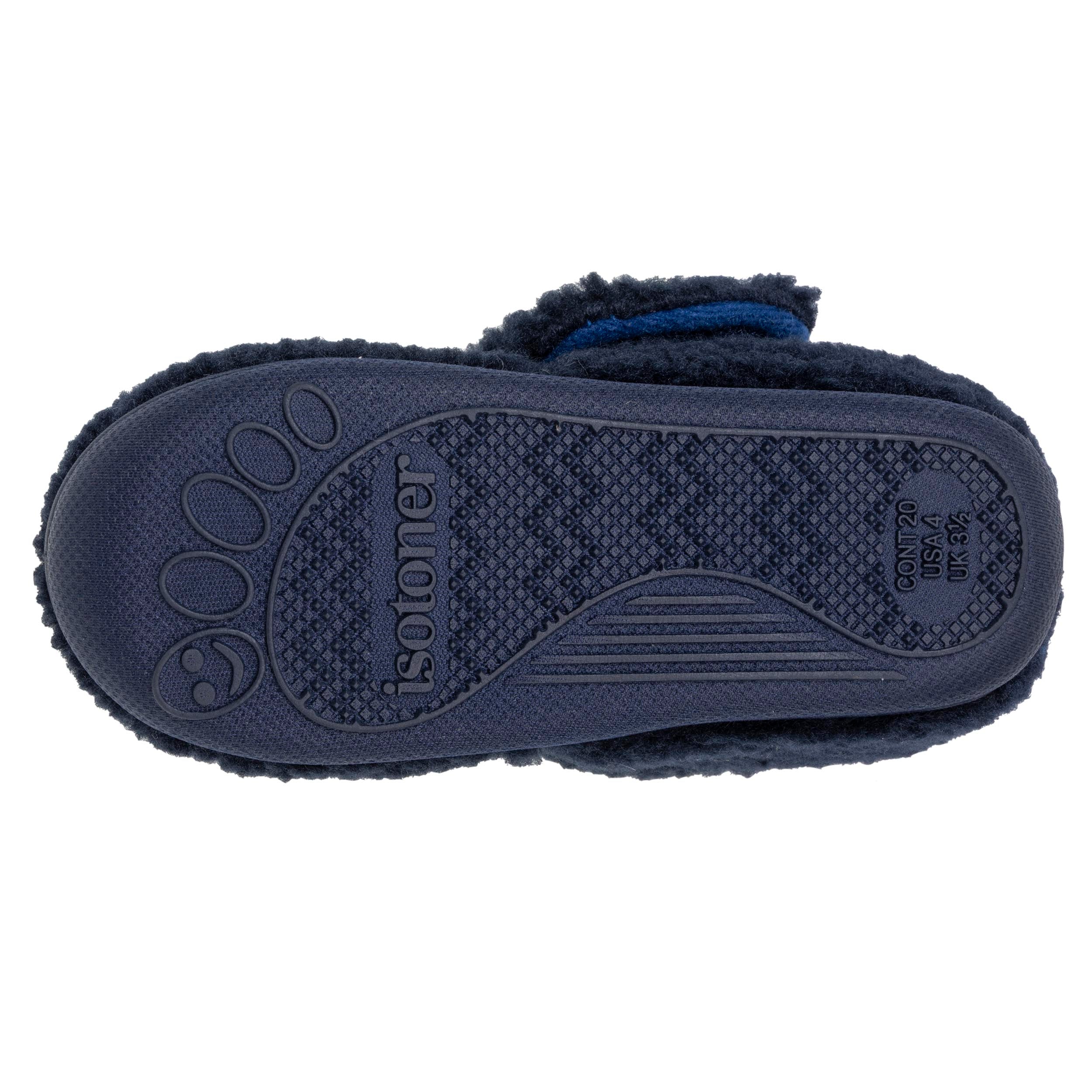 isotoner-chaussons-bottillons-scratch-b-b-marine-monstre image 4