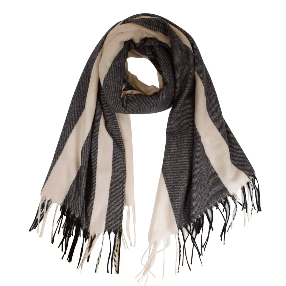 isotoner-charpe-plaid-femme-rayures-ultra-doux image 1