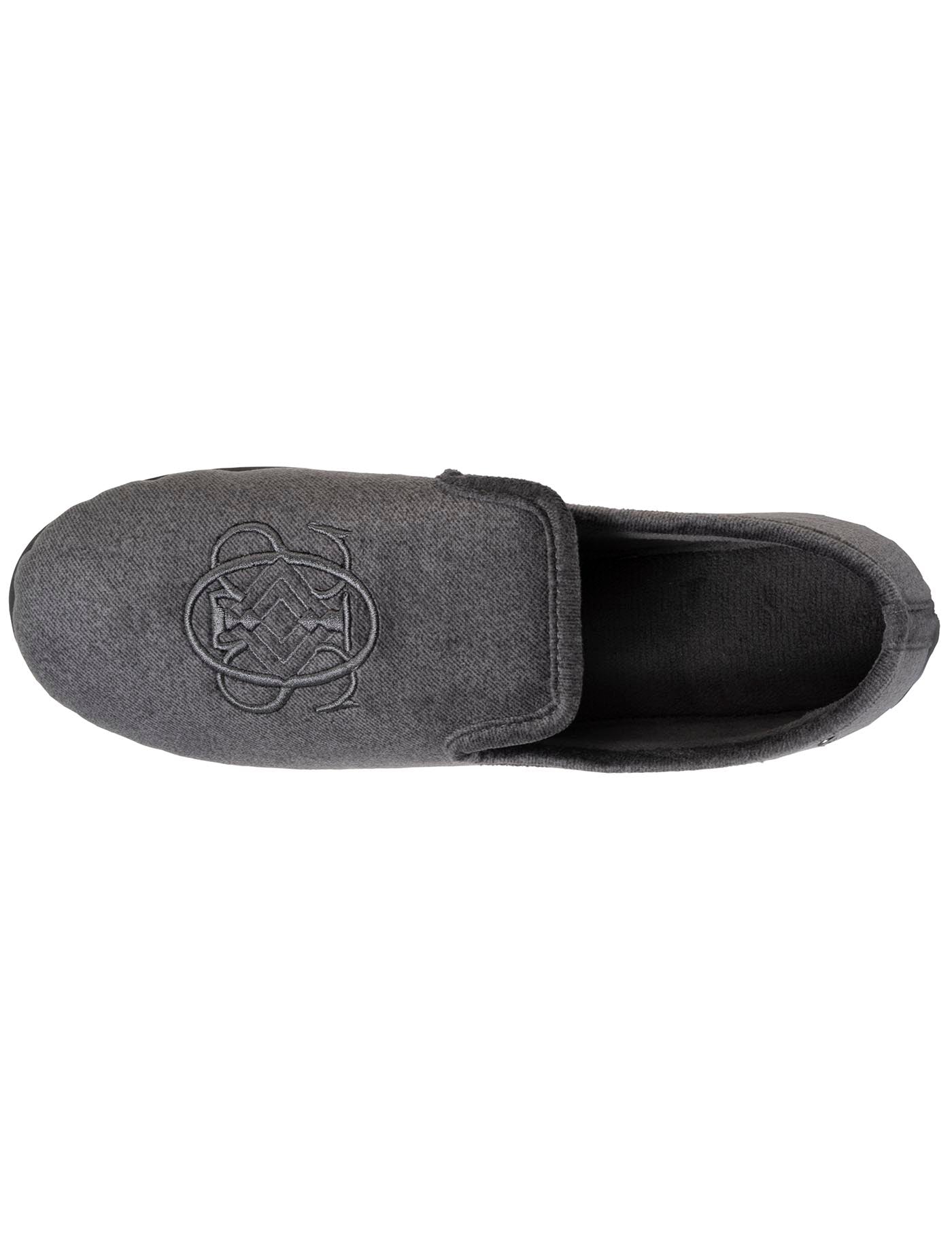 isotoner-chaussons-charentaises-homme-blason-gris image 7