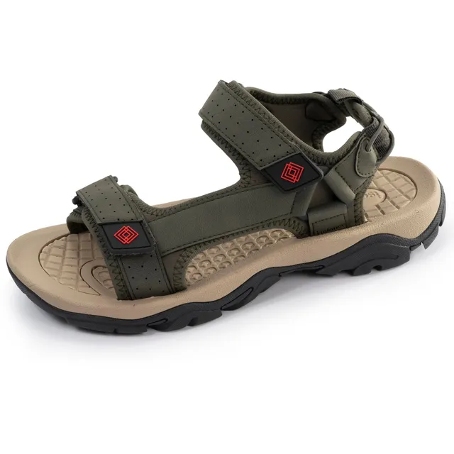 isotoner-sandales-homme-sport-kaki-everywear image 1