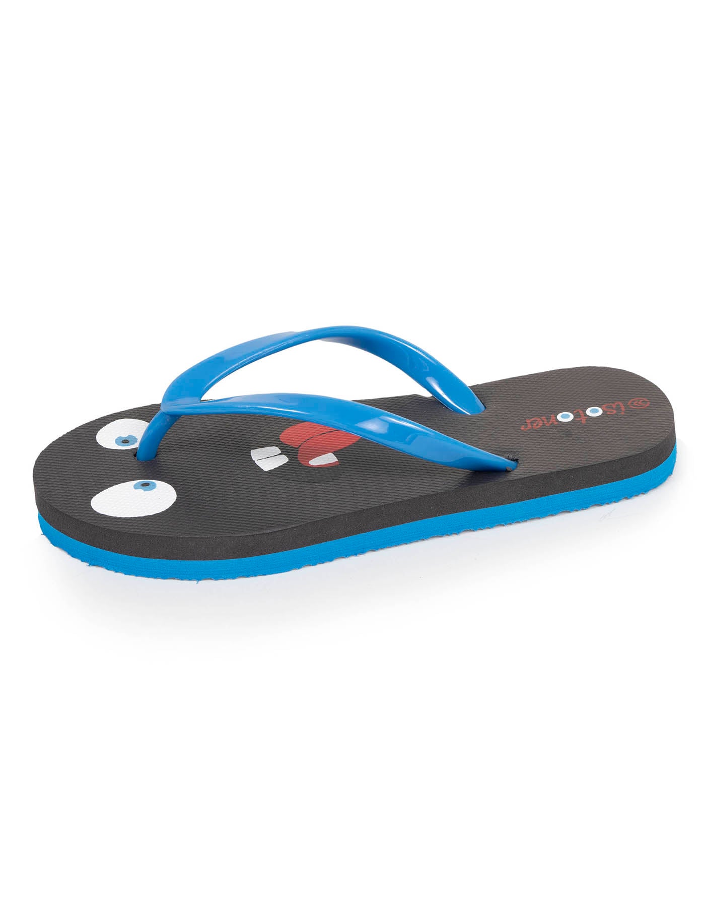 isotoner-tongs-enfant-monstre-gris-bleu image 6