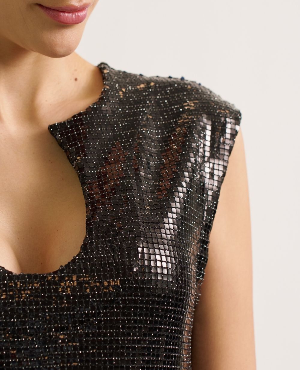 cache-c-ur-brigitte-robe-de-maternit-paillettes-noir image 7