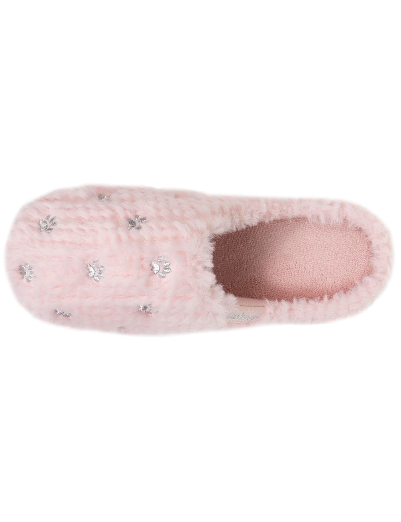 isotoner-chaussons-mules-junior-rose-chat image 7