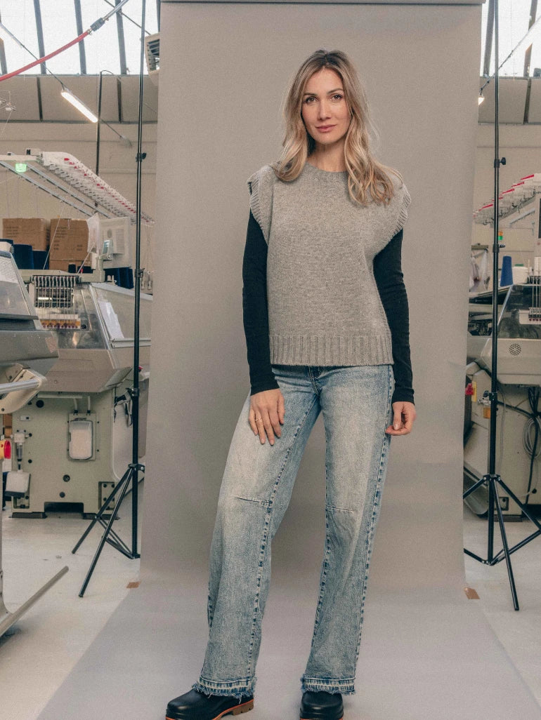 pipolaki-pull-sans-manche-barbara-femme-laine-et-baby-alpaga-3d image 3