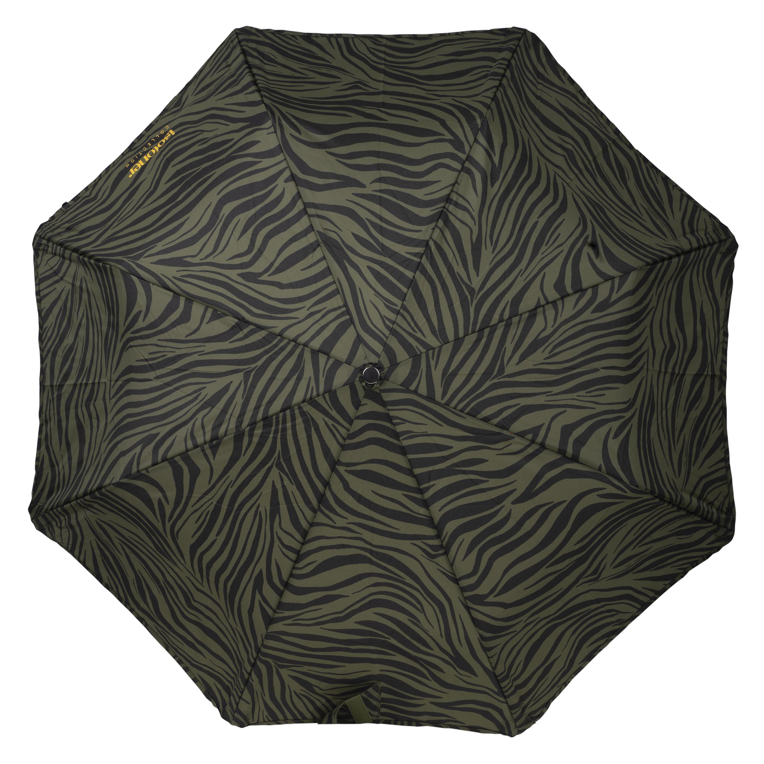 isotoner-parapluie-x-tra-solide-28-cm-z-bre-kaki image 3