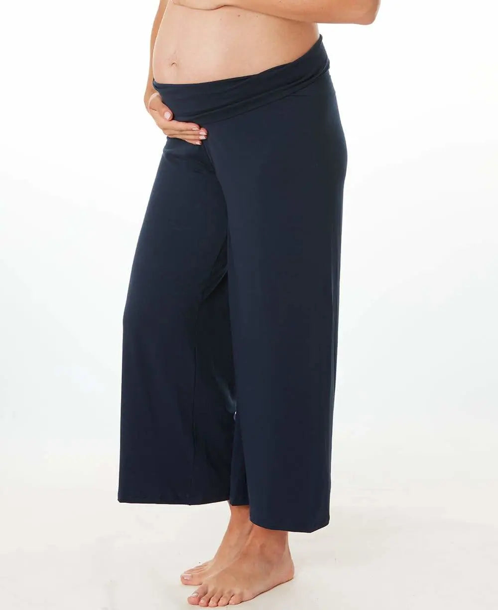 cache-c-ur-origin-pantalon-7-8-me-de-grossesse-indigo-en-lyocell image 2