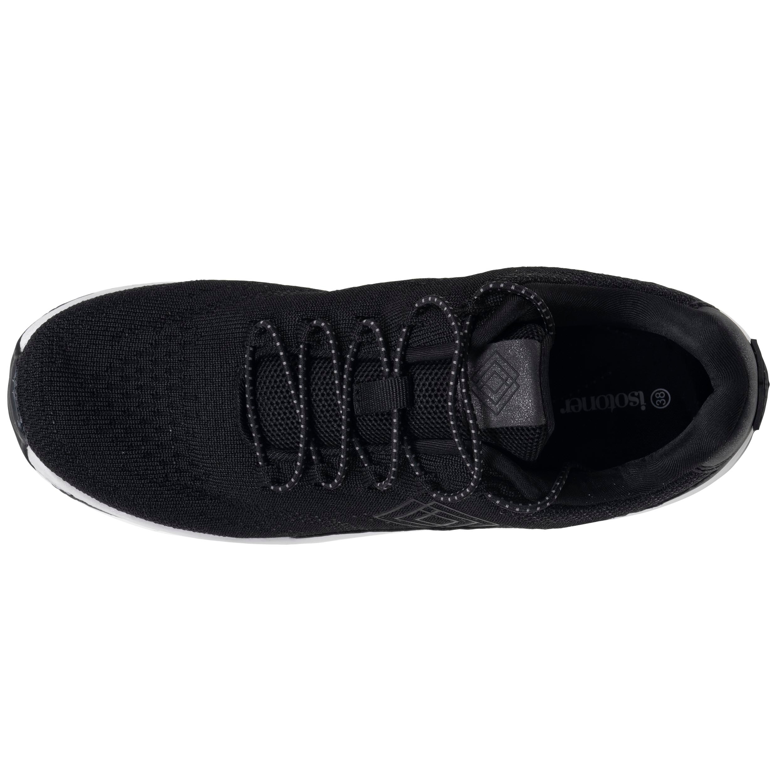 isotoner-baskets-femme-confort-slip-on-noir-m-moire-de-forme image 2