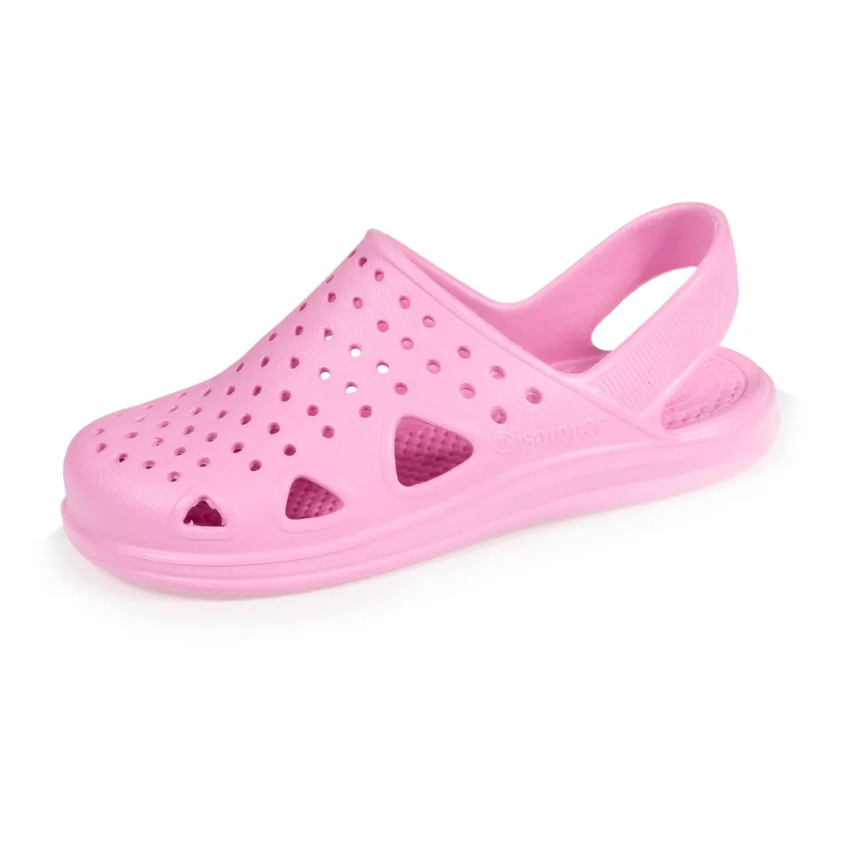 isotoner-mules-sabots-enfant-rose-bonbon image 1
