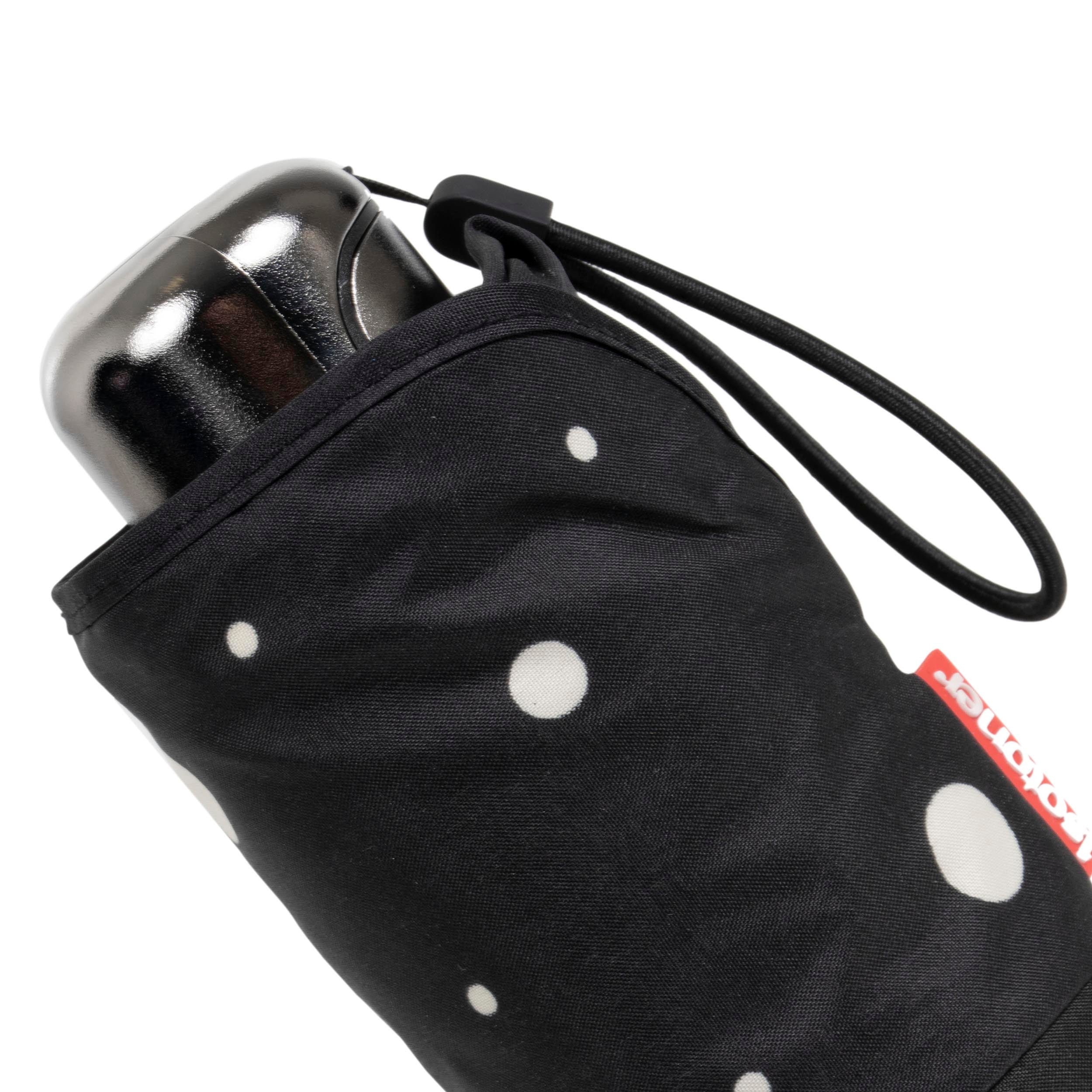 isotoner-parapluie-mini-x-tra-solide-17-5-cm-pois-noir-jaune-92-cm image 5