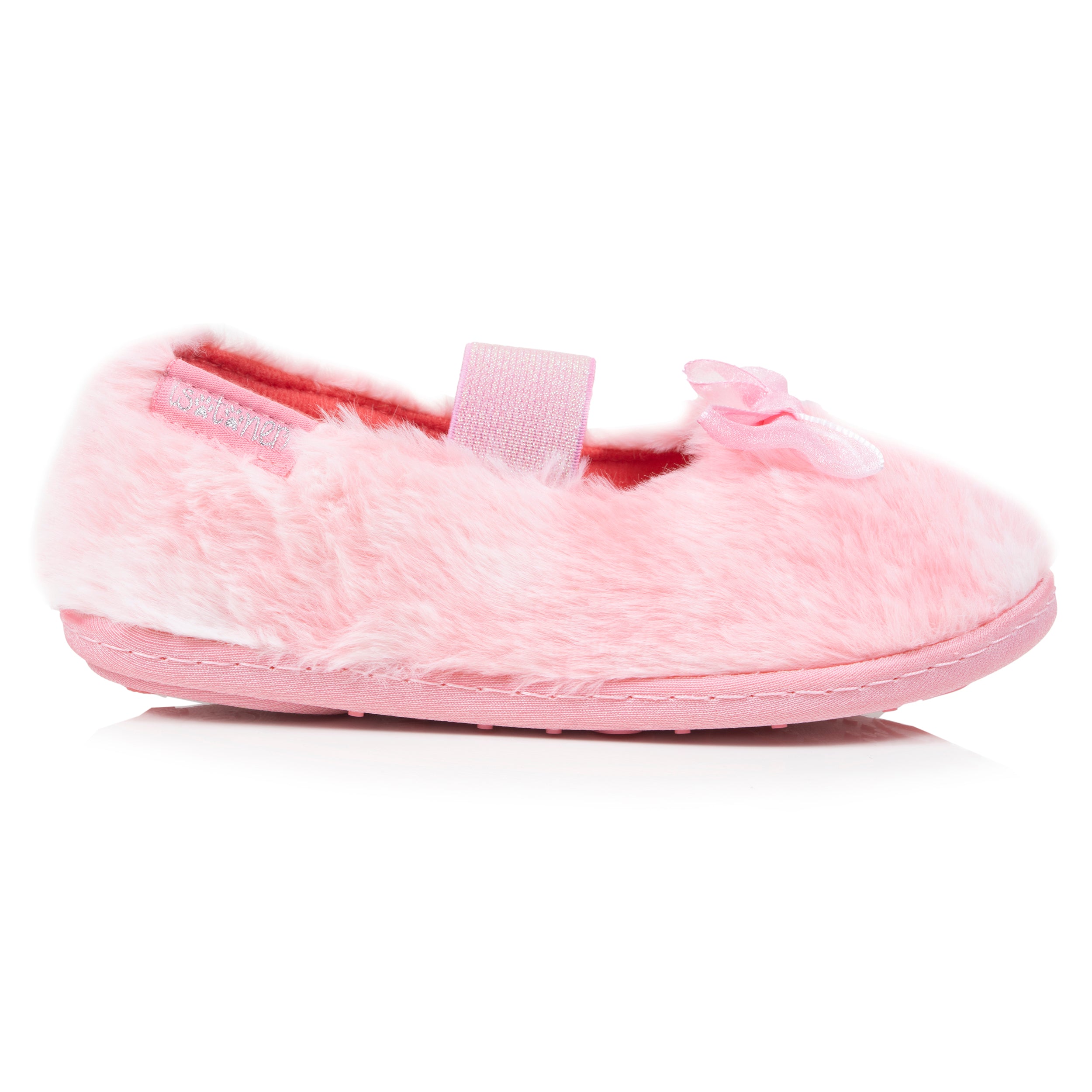 isotoner-chaussons-ballerines-enfant-fille-rose image 8