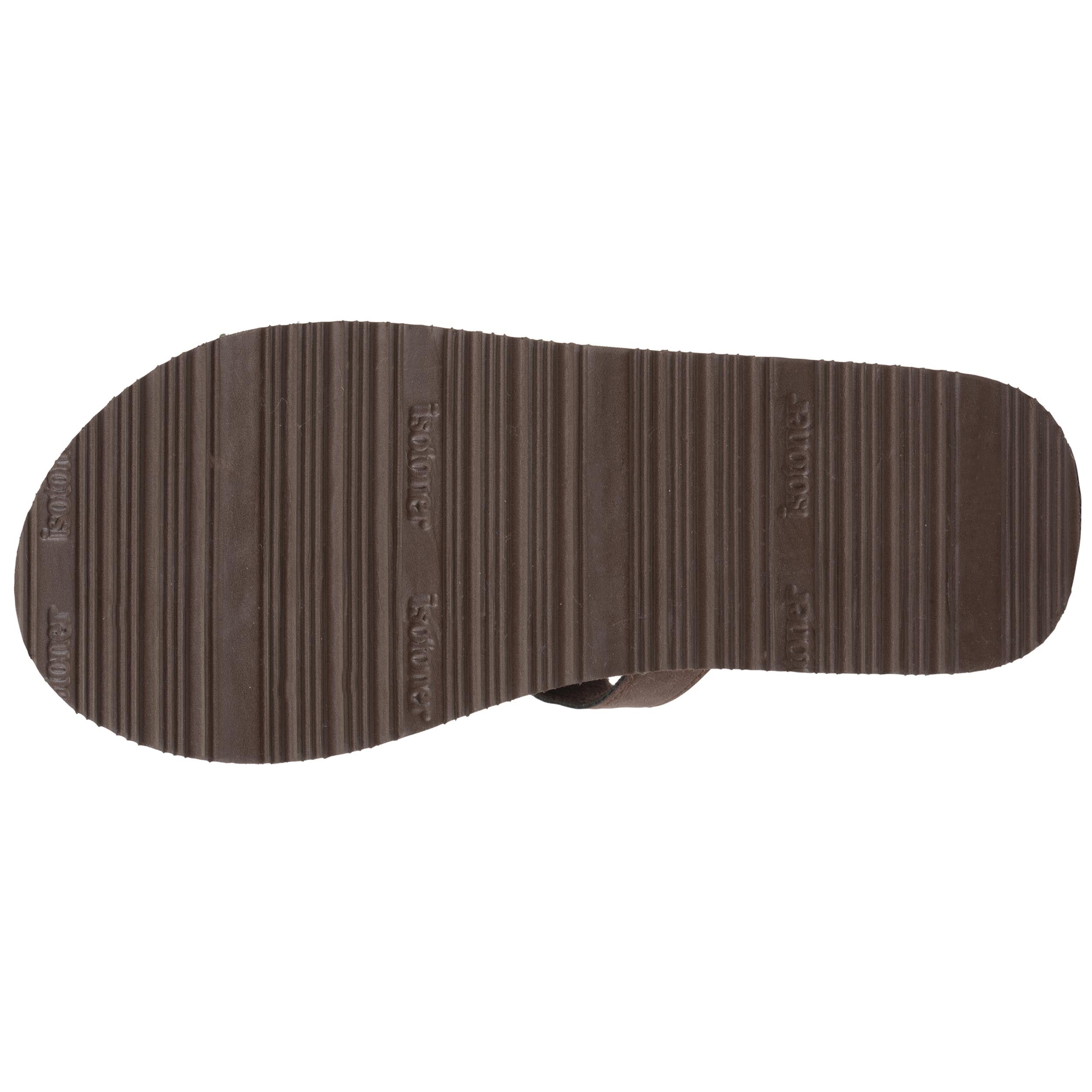isotoner-tongs-femme-yoga-sophistiqu-e-marron-confort image 5