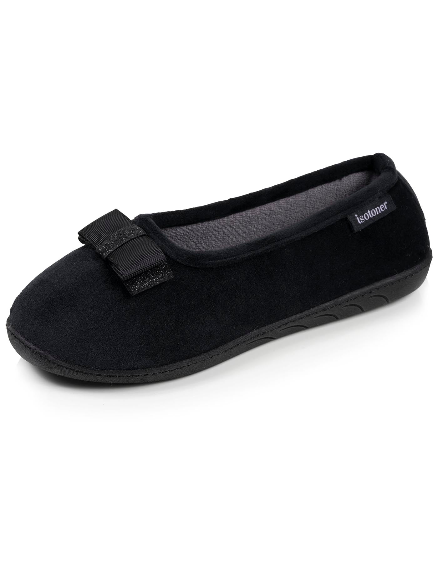 isotoner-chaussons-ballerines-femme-ergonomiques-noir image 6