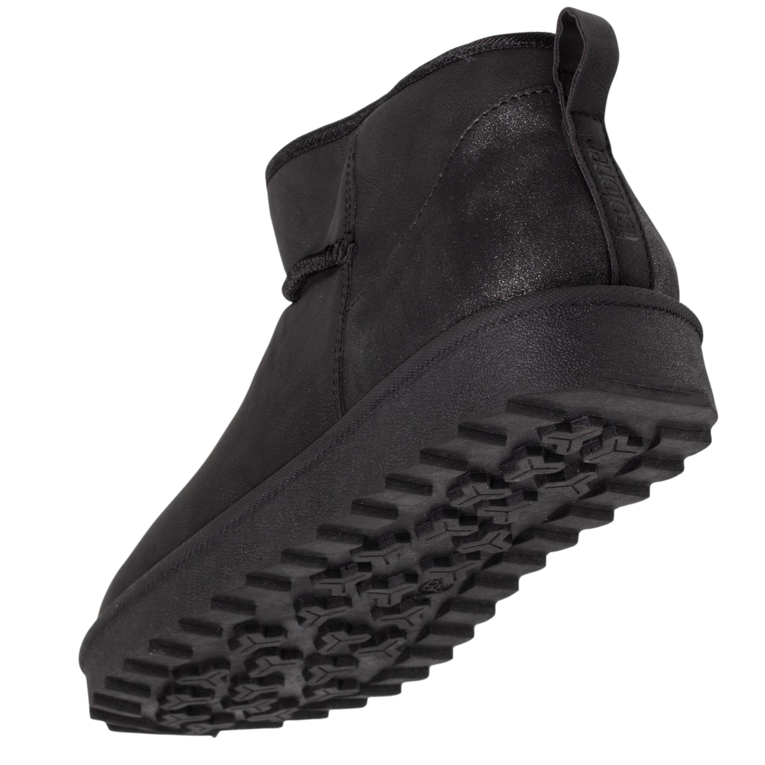 isotoner-bottines-basses-femme-fourr-e-noir image 5