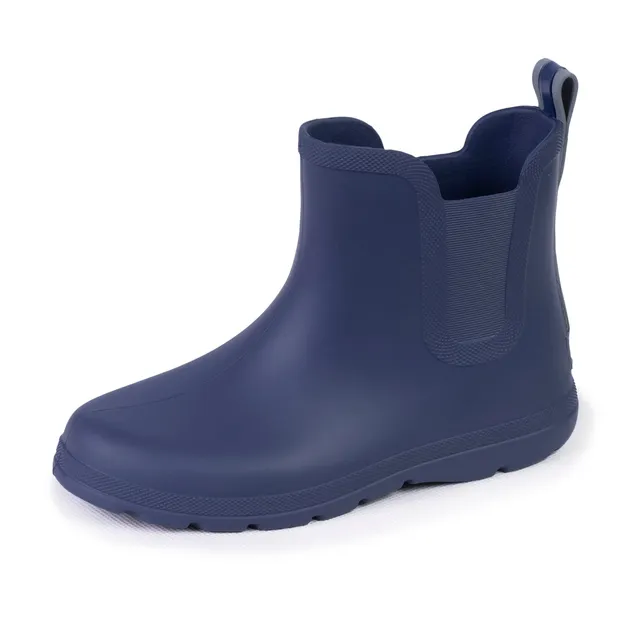 isotoner-bottes-de-pluie-basses-junior-31-36-marine image 1