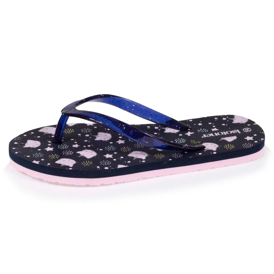 isotoner-tongs-enfant-caticorn-marine-fille image 1