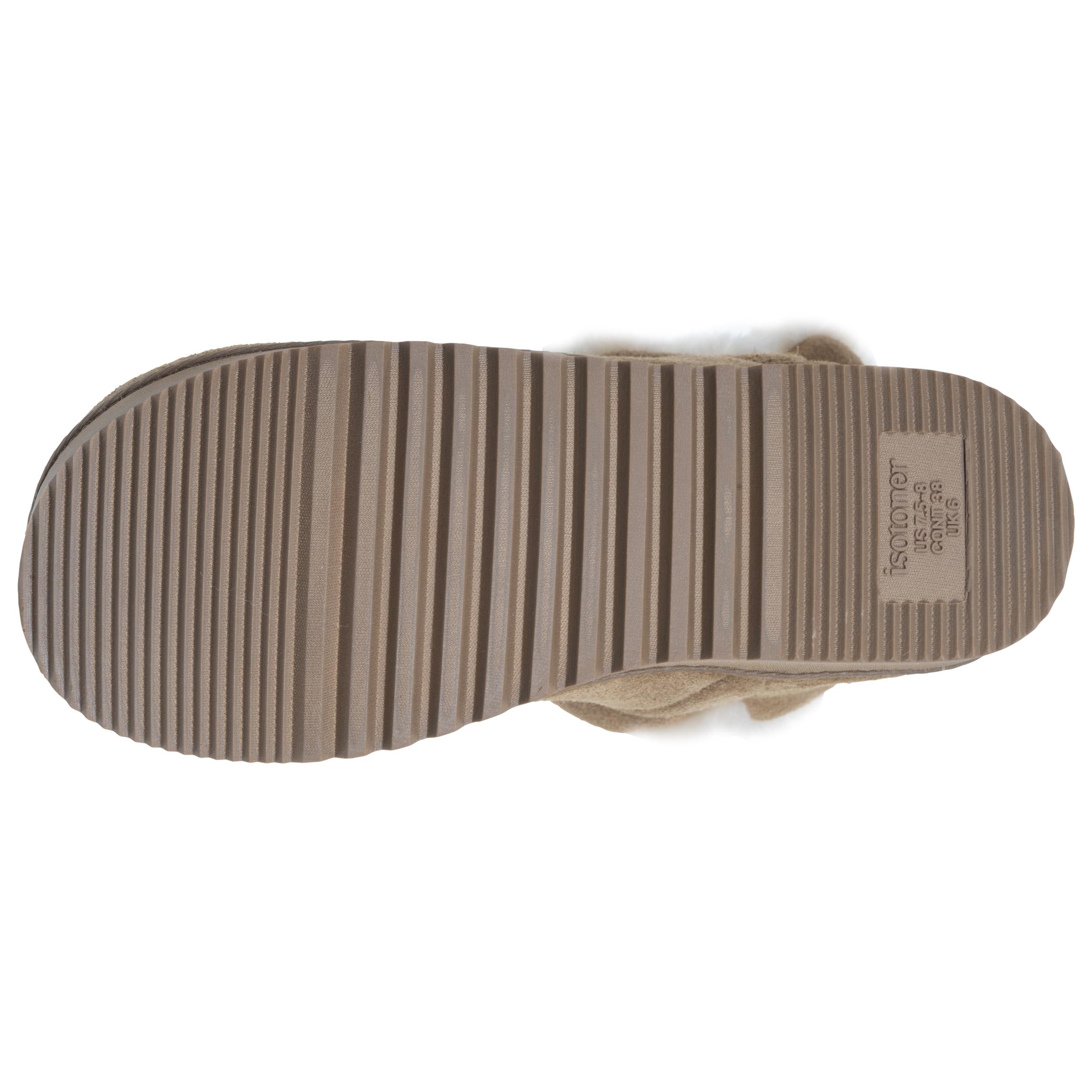 isotoner-chaussons-bottillons-cuir-femme-camel image 5