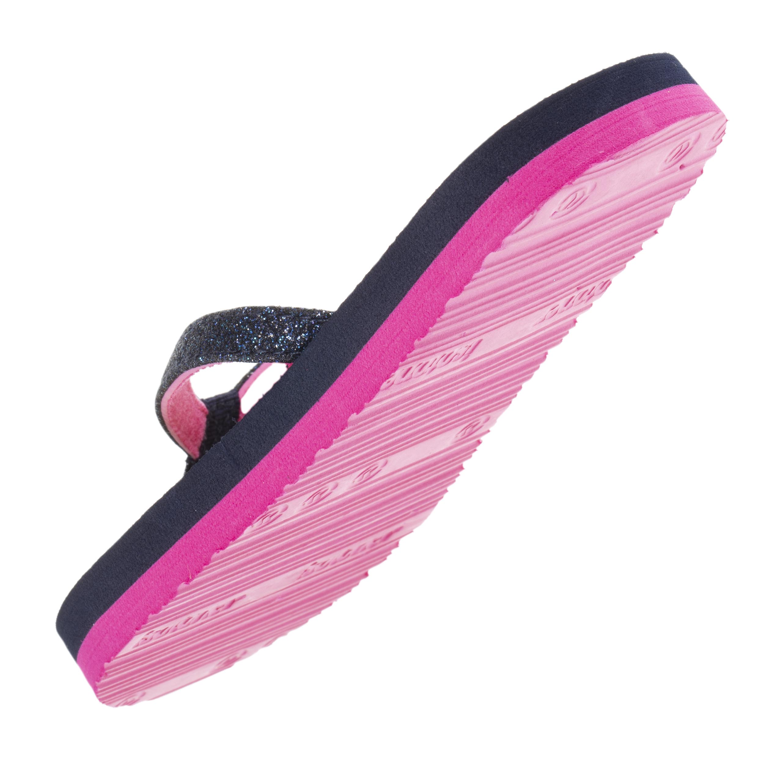 isotoner-tongs-enfant-fille-sir-ne-et-toile-marine image 5