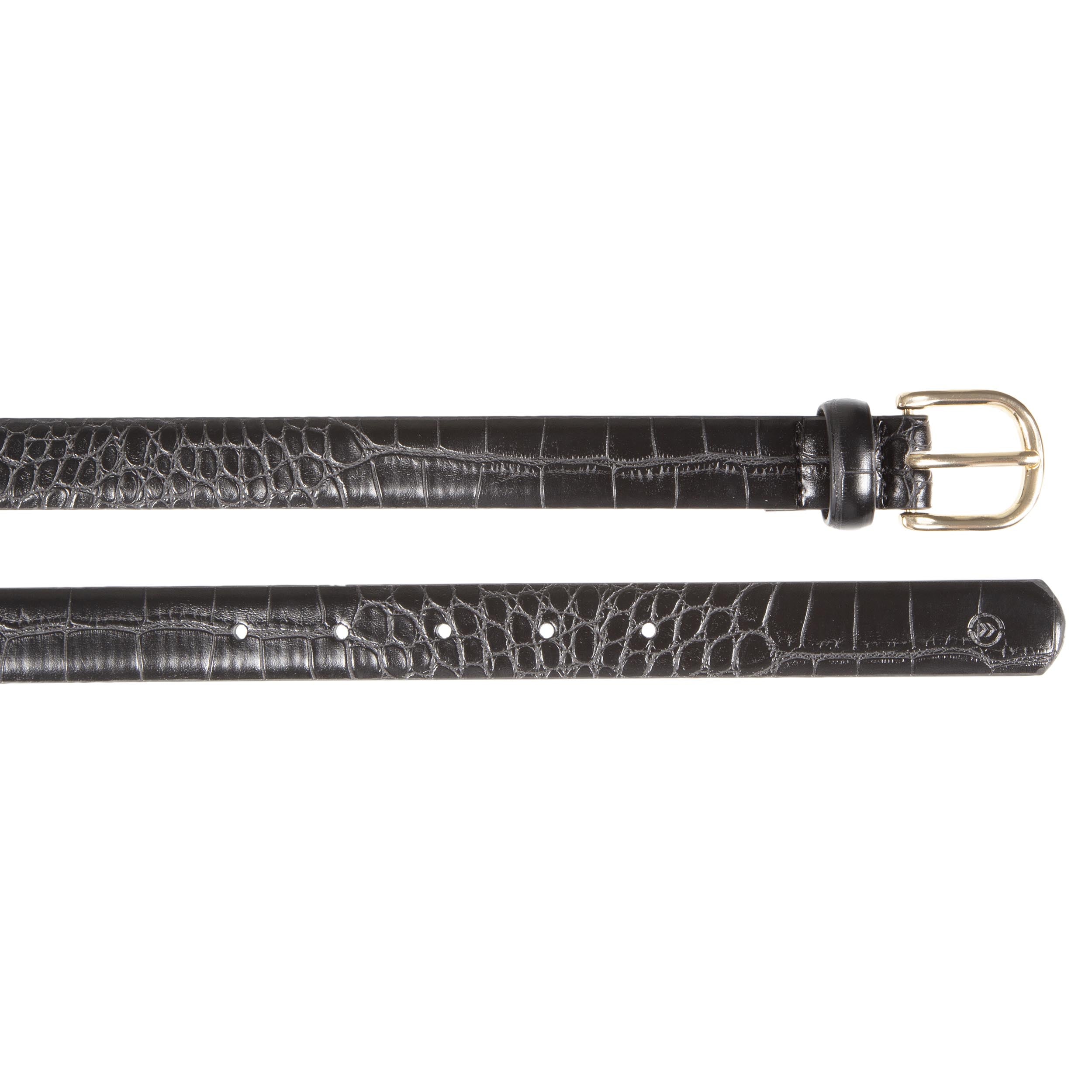 isotoner-ceinture-femme-effet-textur-noir-2-5-cm image 2