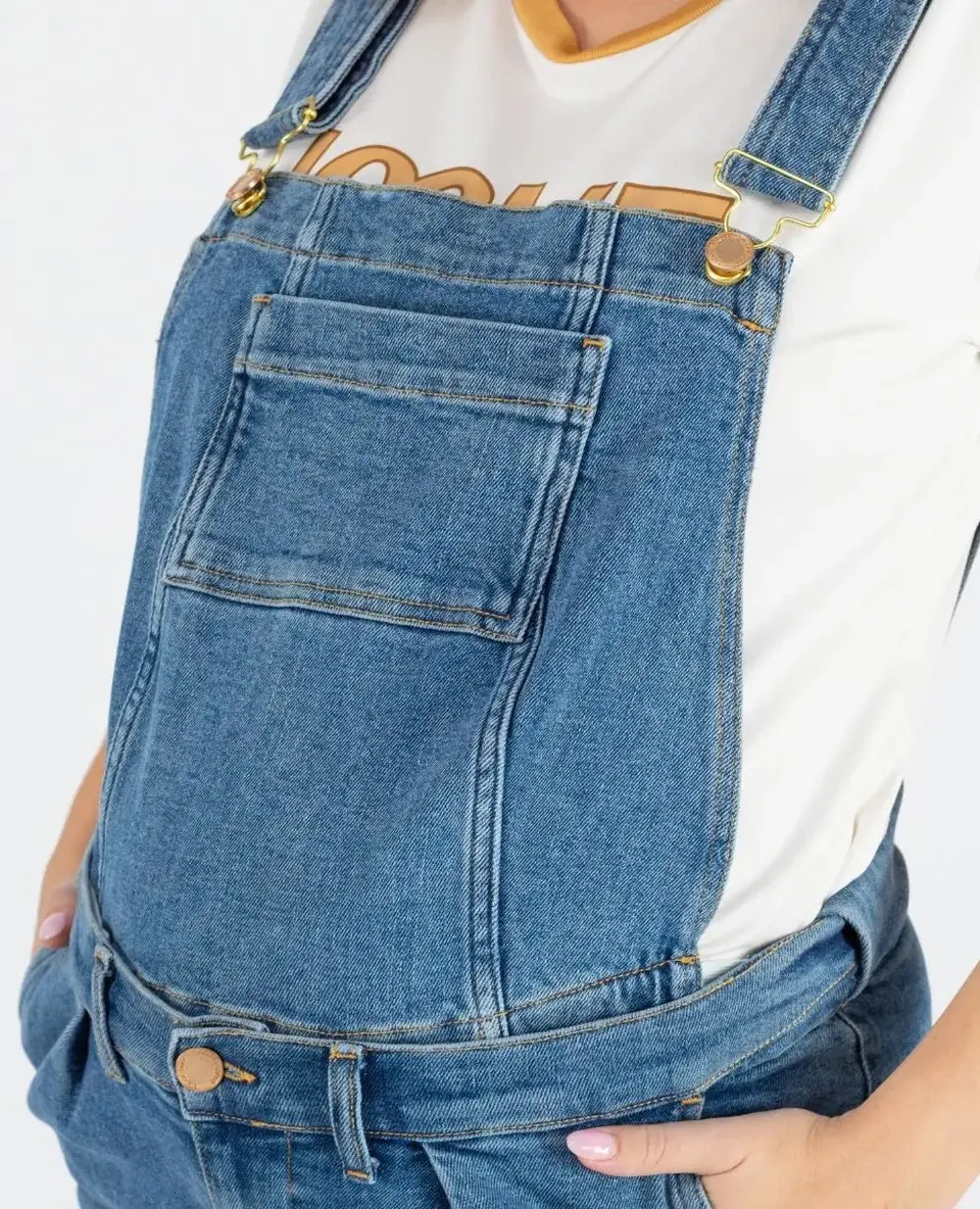 cache-c-ur-charlie-haut-de-salopette-en-jean-mid-blue image 1