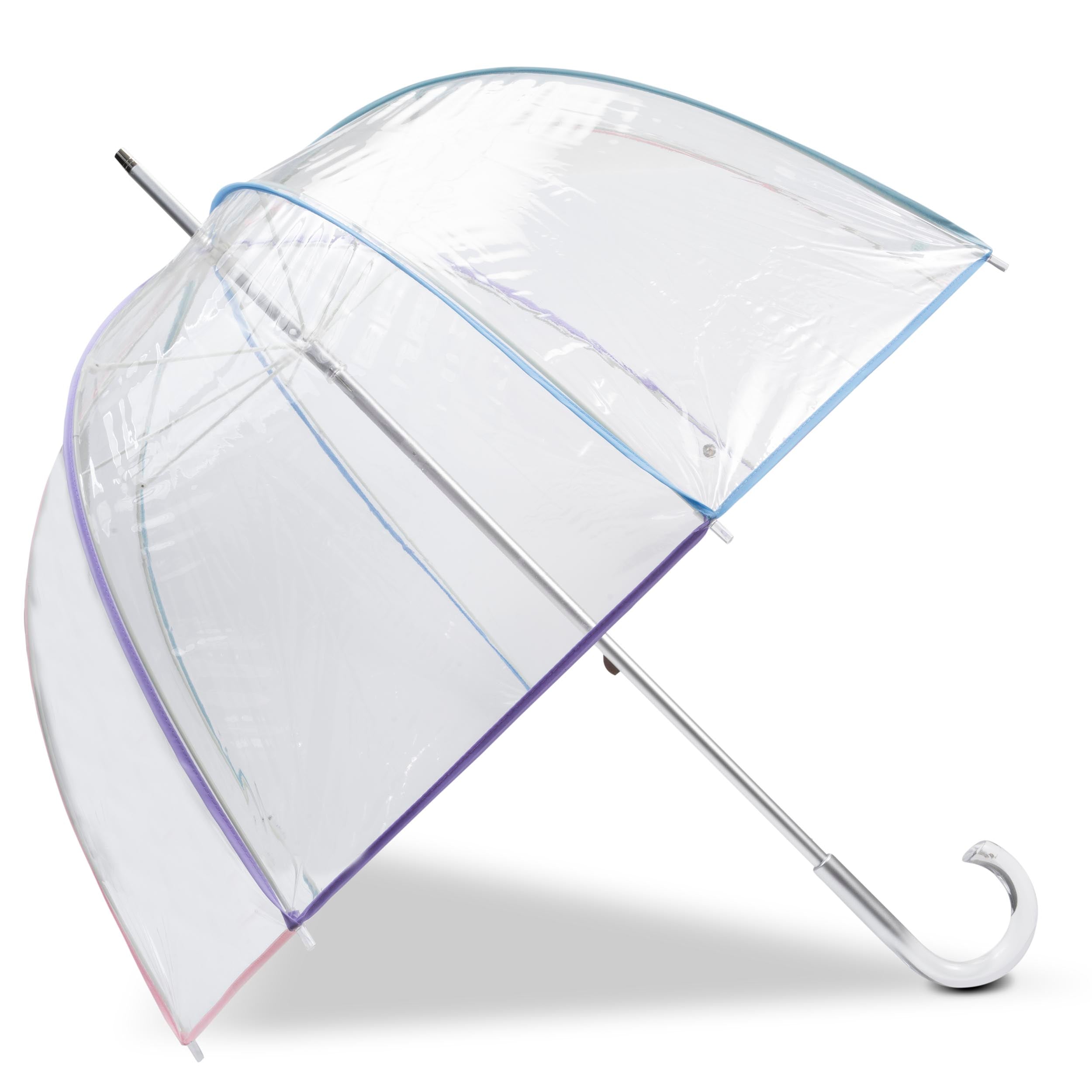 isotoner-parapluie-cloche-transparent-pvc-pastel image 1